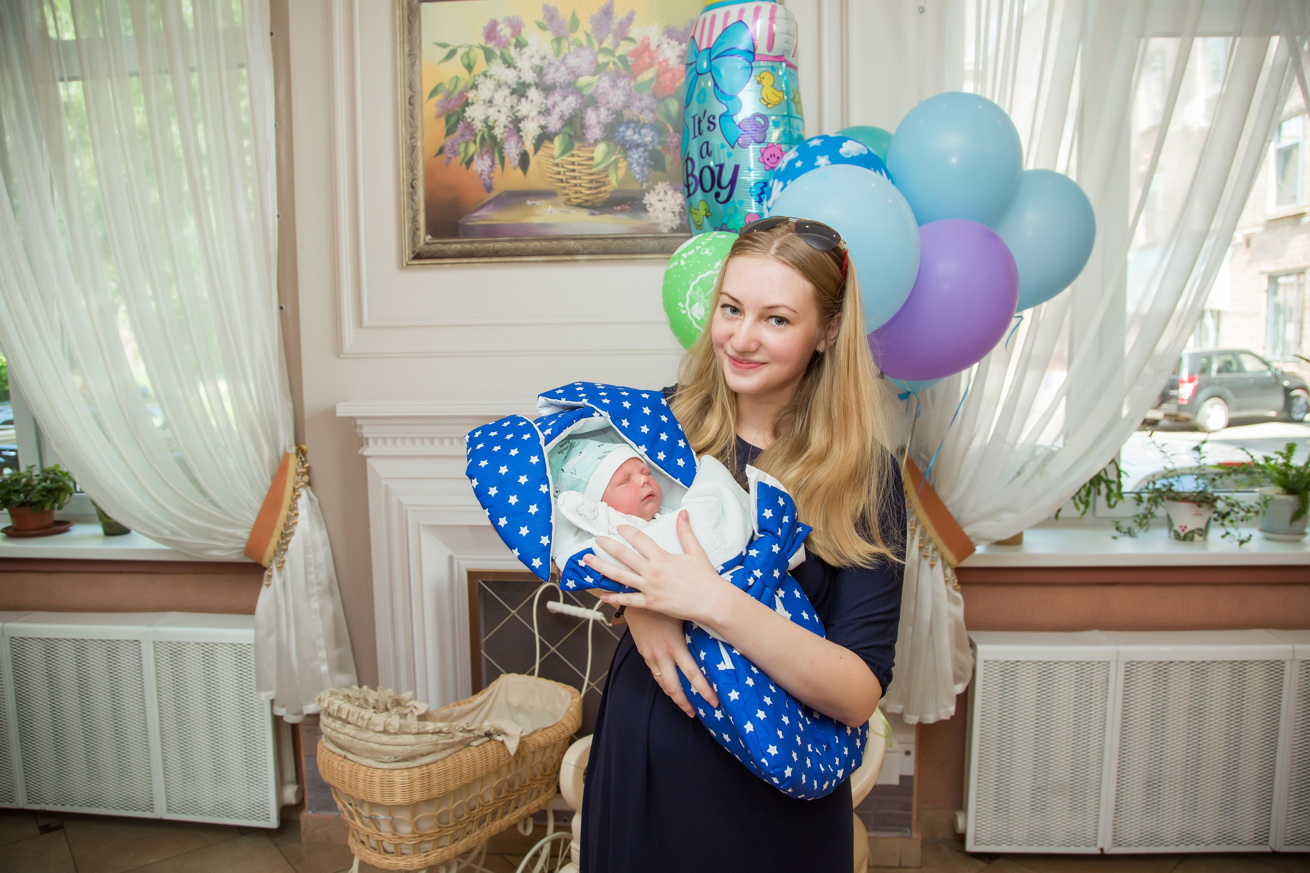 Выписка Владислава. Фотограф на Крещение, семейный фотограф в Москве