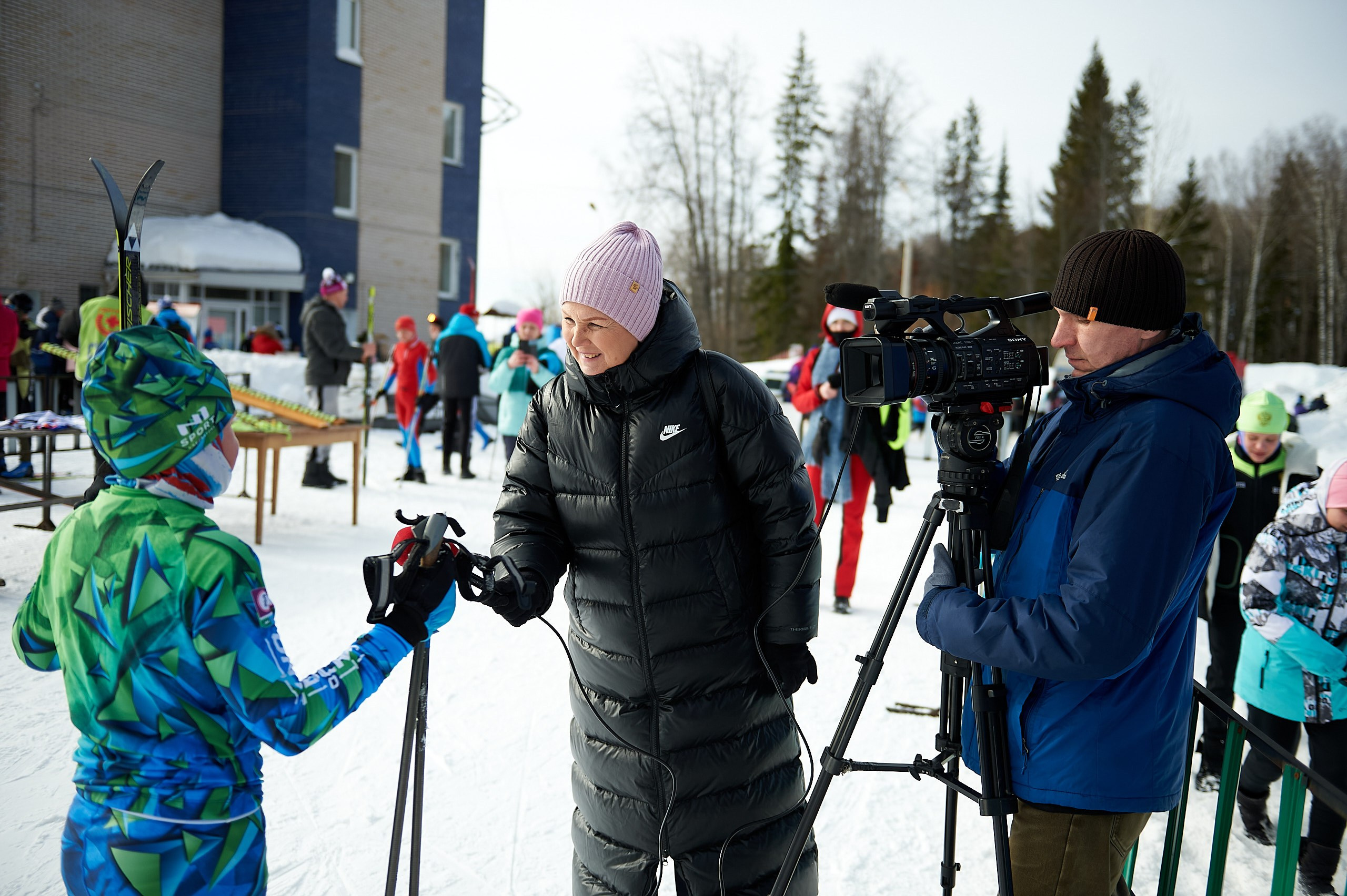 Всероссийские соревнования по лыжным гонкам «Пионерская правда». Ижевс. Спортивный репортажный фотограф в Ижевске Сергей Мерзляков