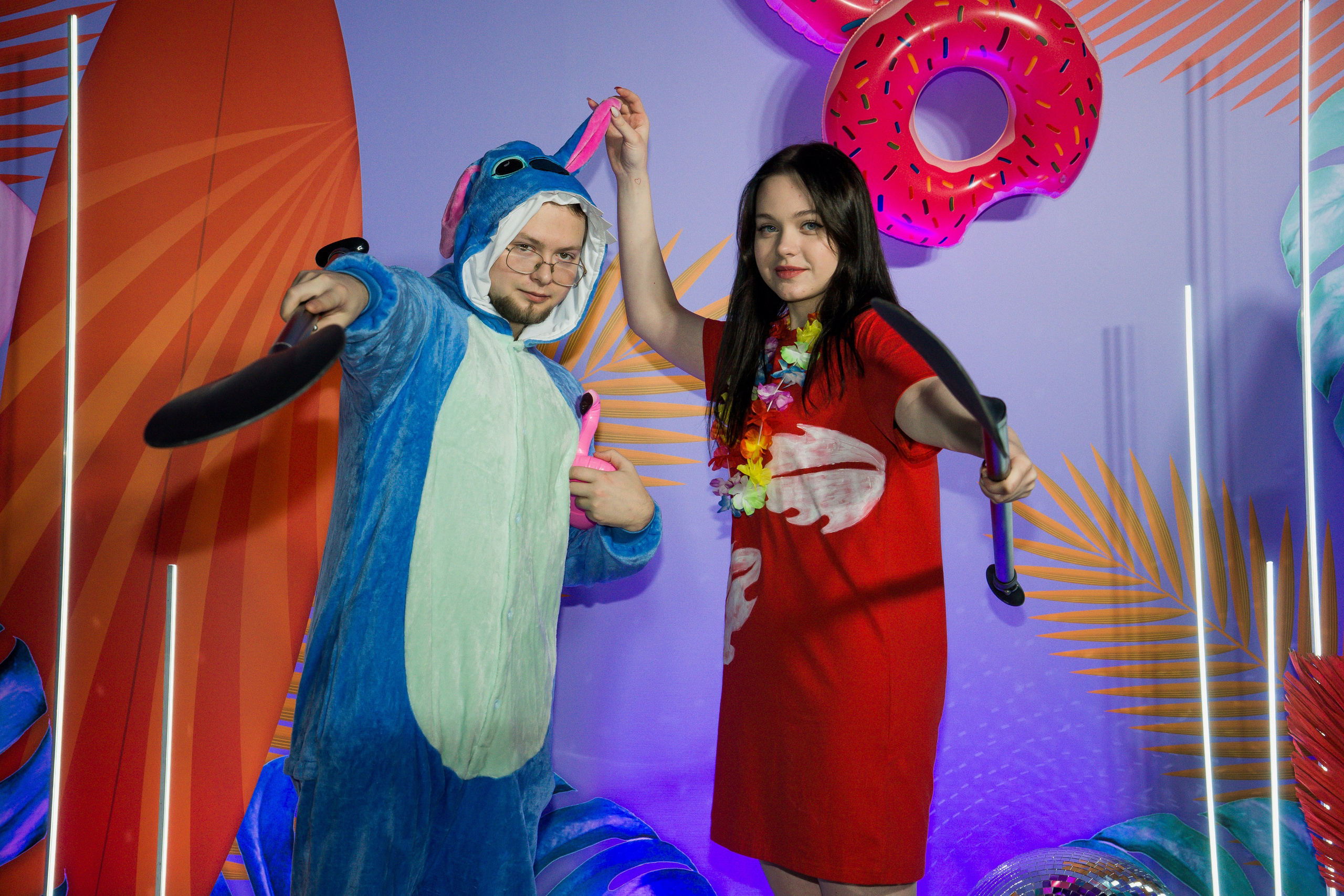 МТС корпоратив Гавайская вечеринка. Фотограф