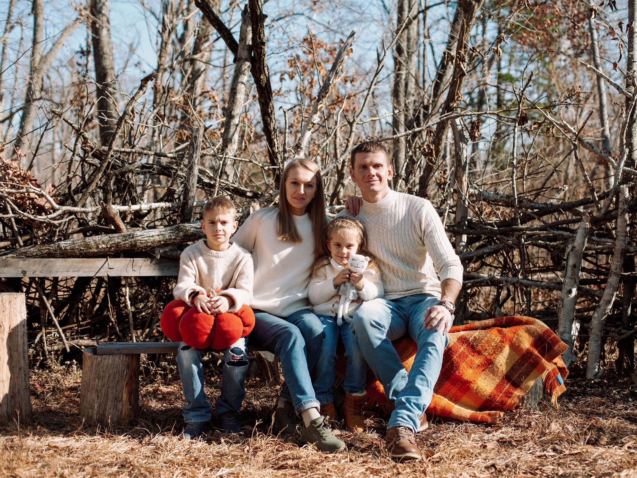 Семейная фотосессия на природе. Фотограф в санкт-Петербурге Макиенко Анастасия