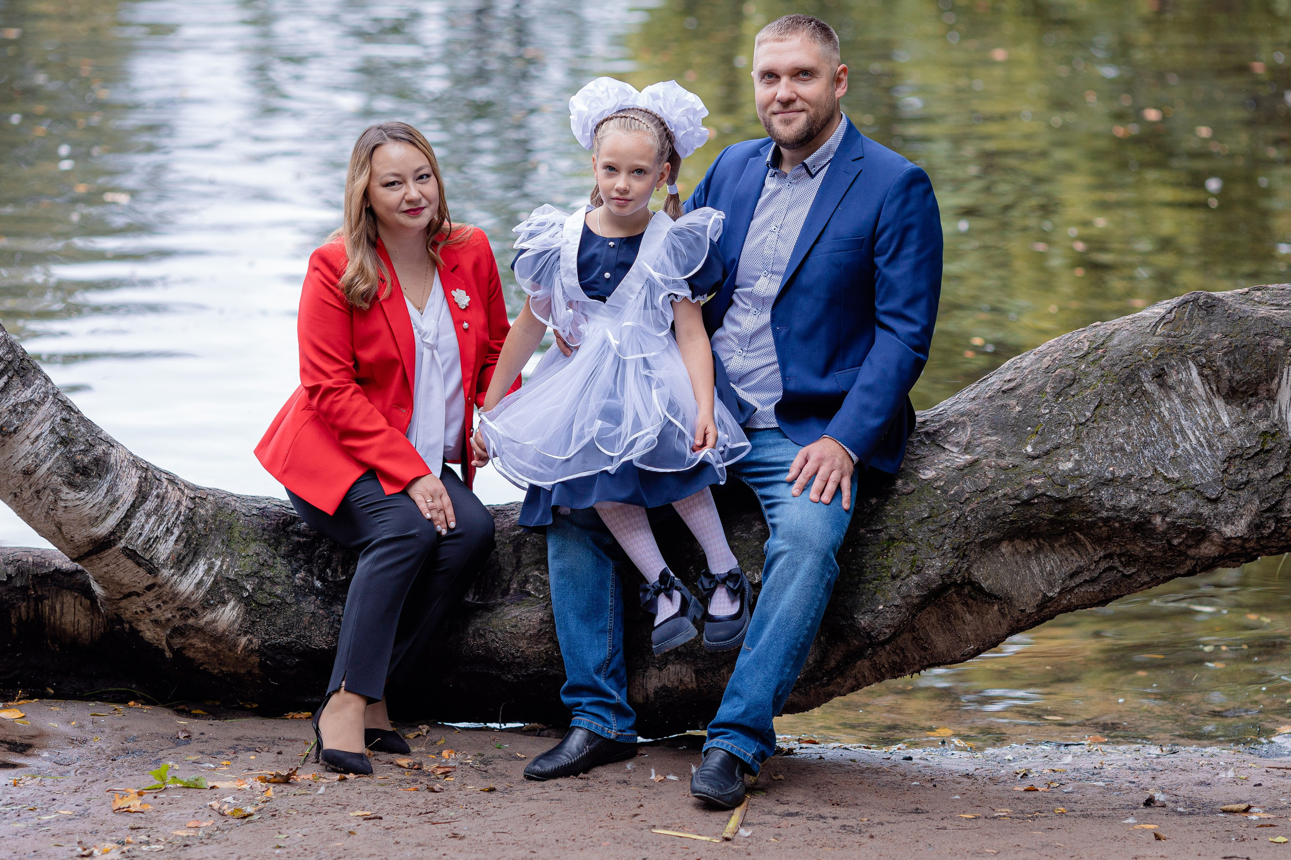 Семейная фотосессия 1-го сентября. Ирина Носова - семейный и детский фотограф