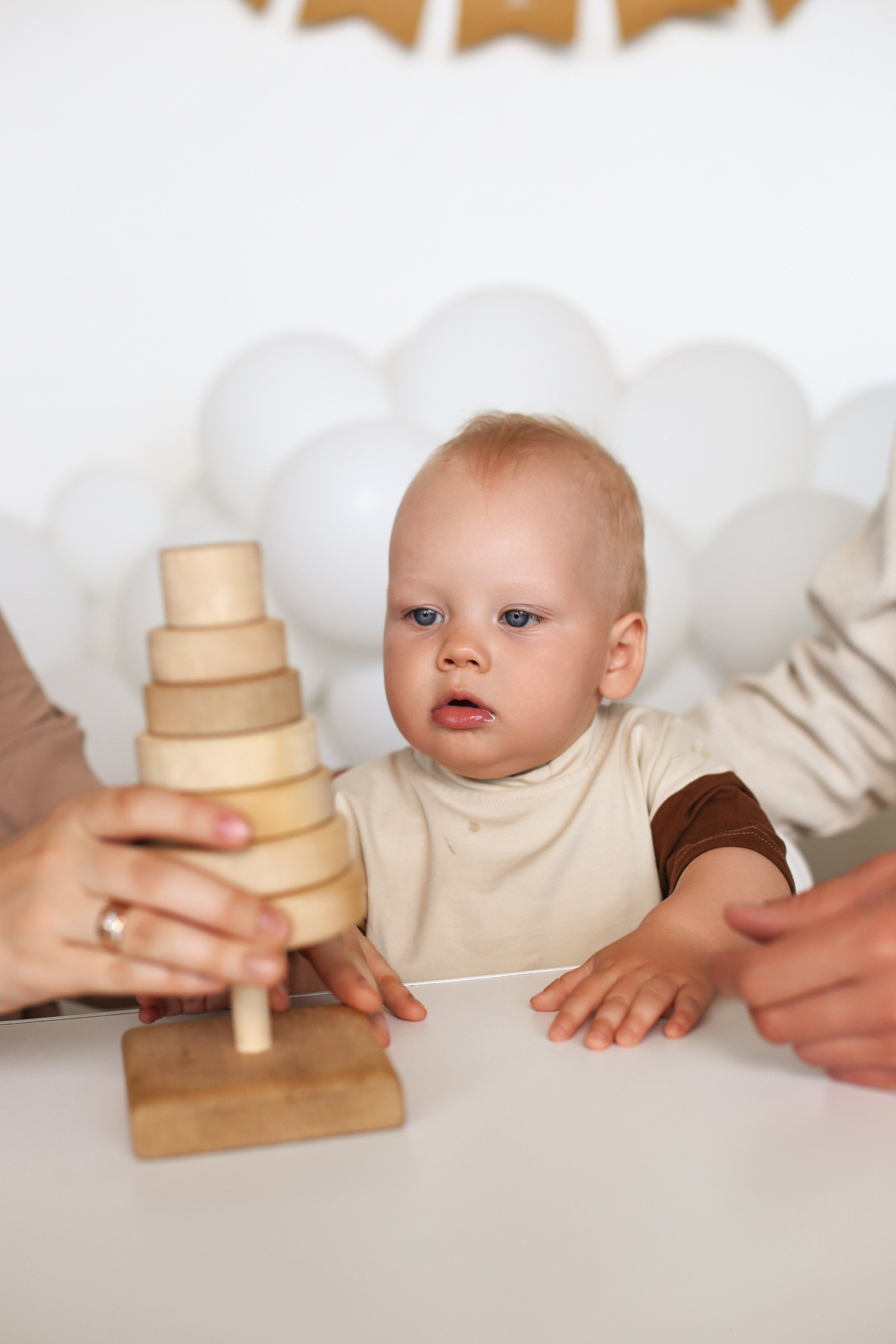 Фотосессия на годик в студии