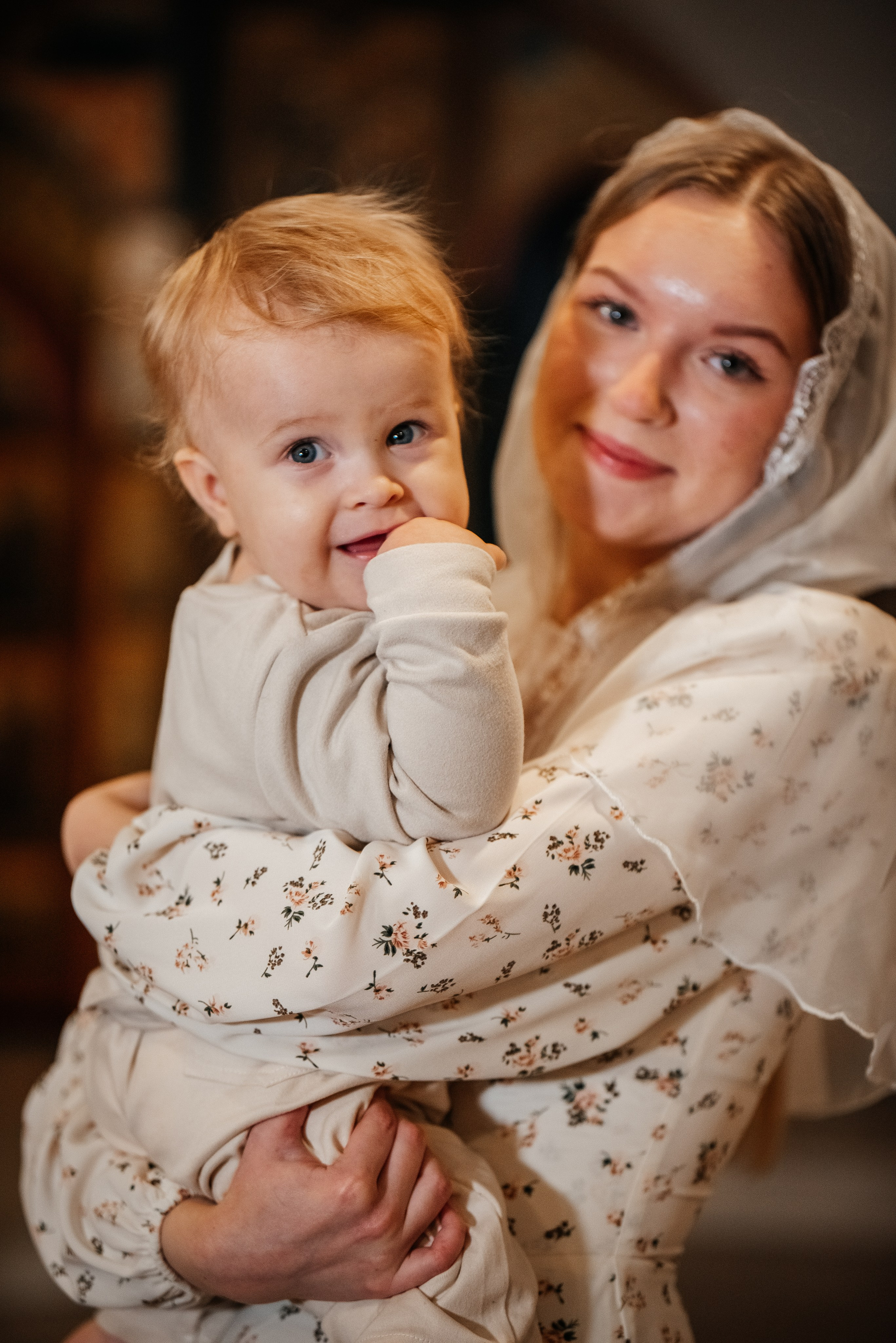 Крещение Михаила //// Храм преподобного Сергия Радонежского. Семейный и детский фотограф в Туле