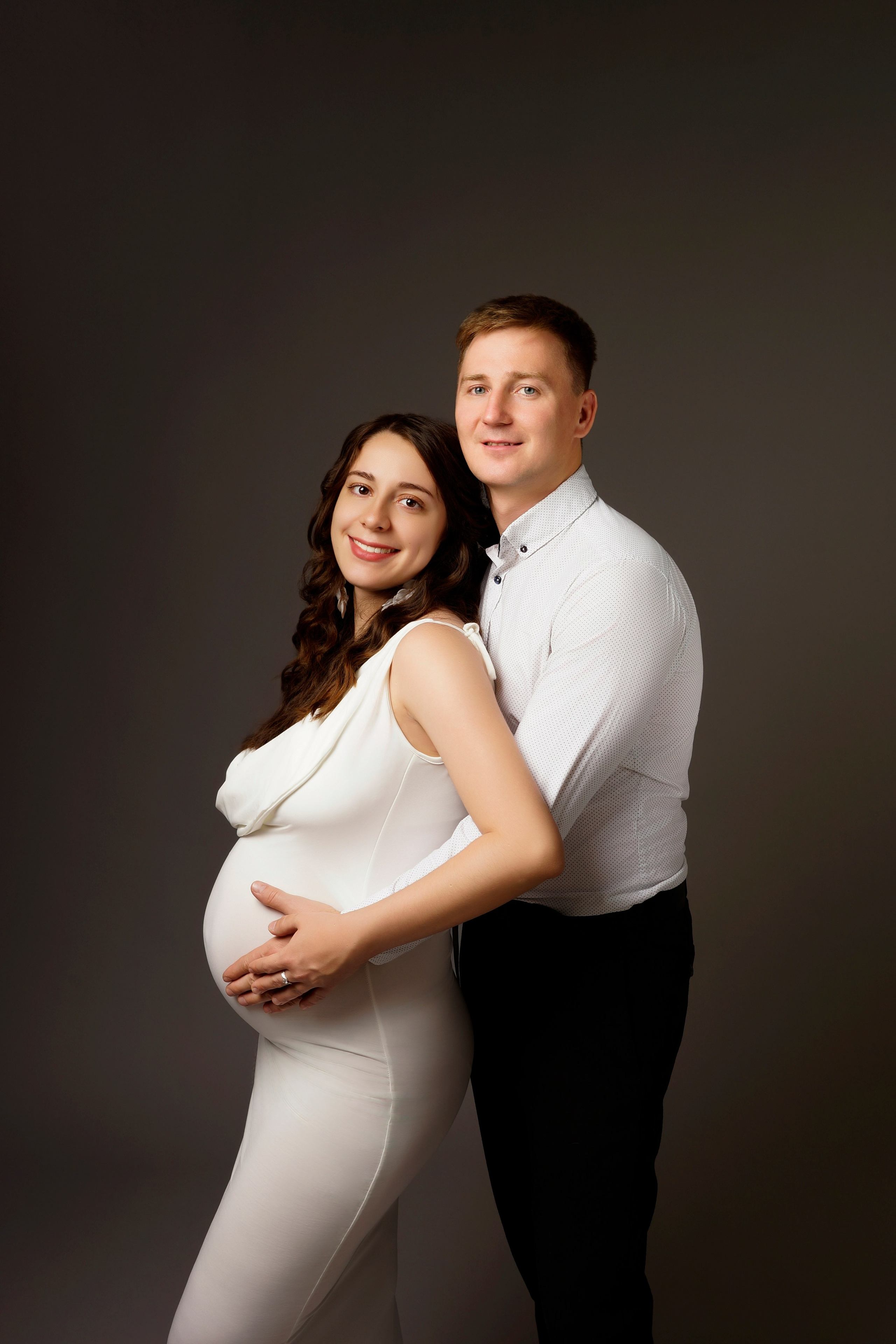 Съёмка беременности в моей фотостудии «НЕБО». Женский фотограф в Химках Алёна Ленёва