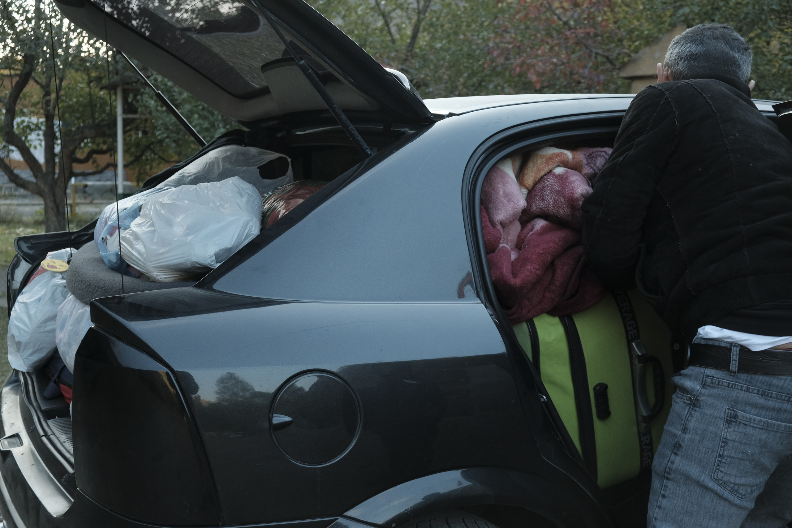 A camp for refugees from Nagorno-Karabakh. Kirillov Egor