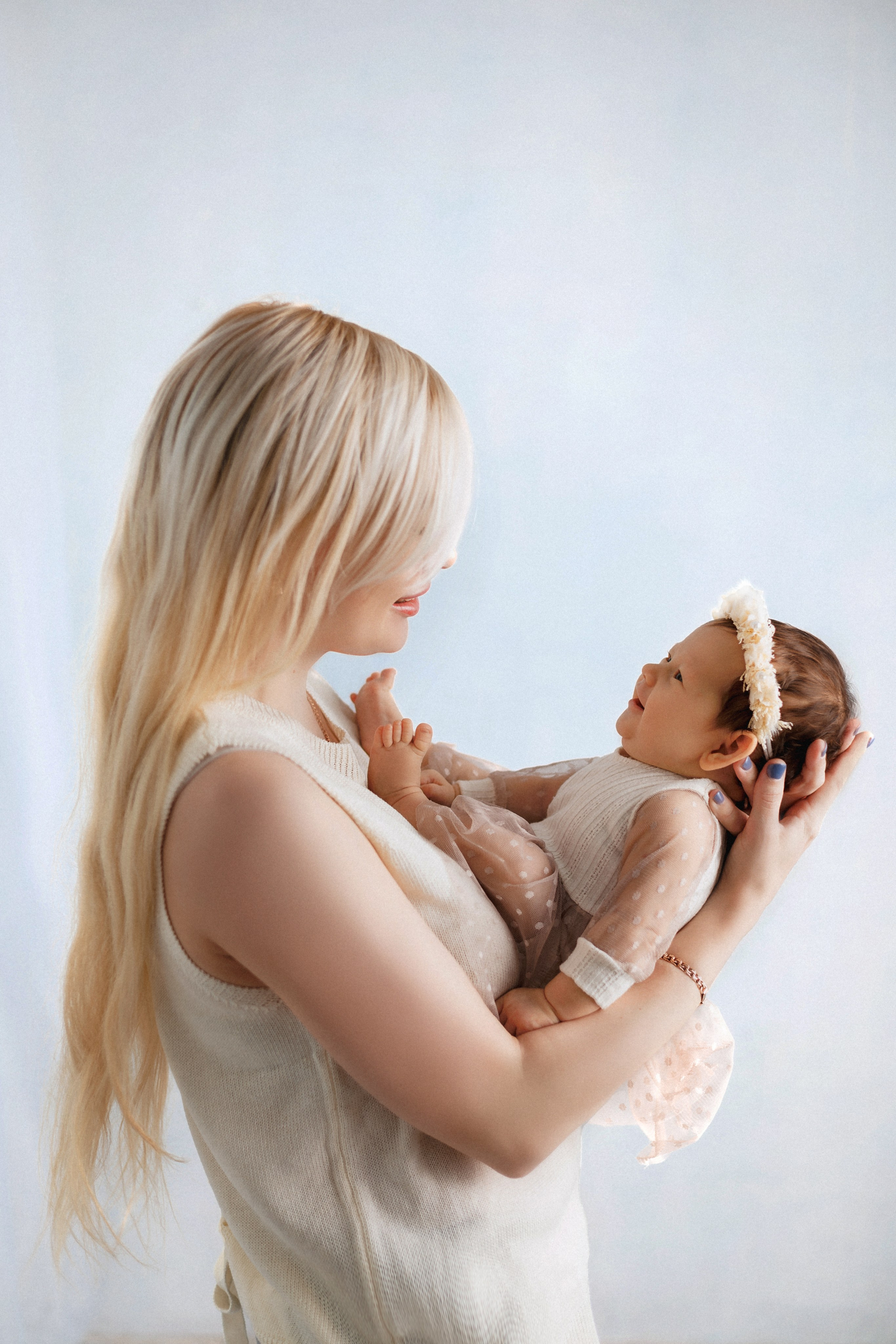 Серафима с мамой, 2 месяца. Фотограф новорождённых Екатерина Боброва. Ульяновск