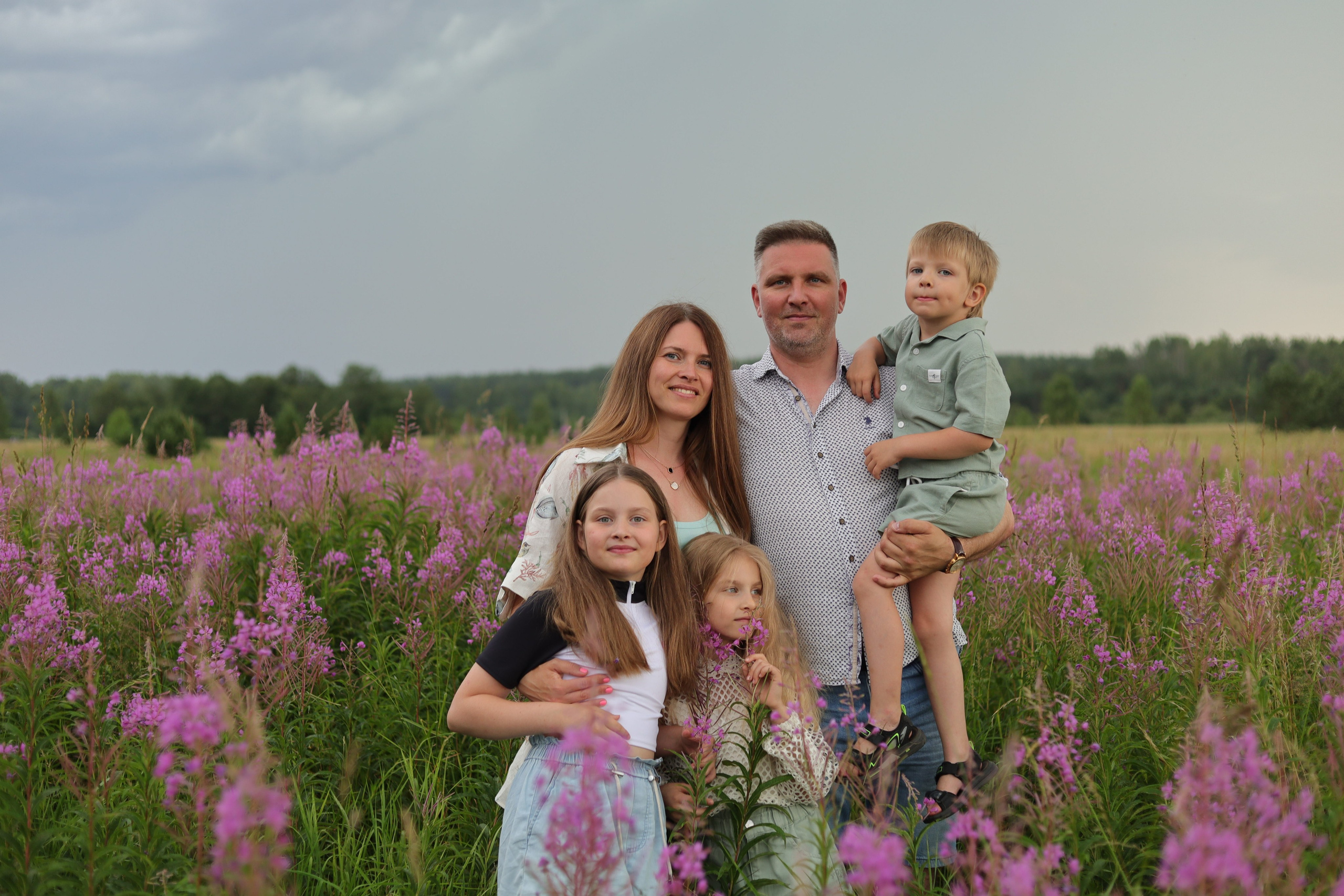 Семья Ергуновых. Фотограф Надежда Гольцева