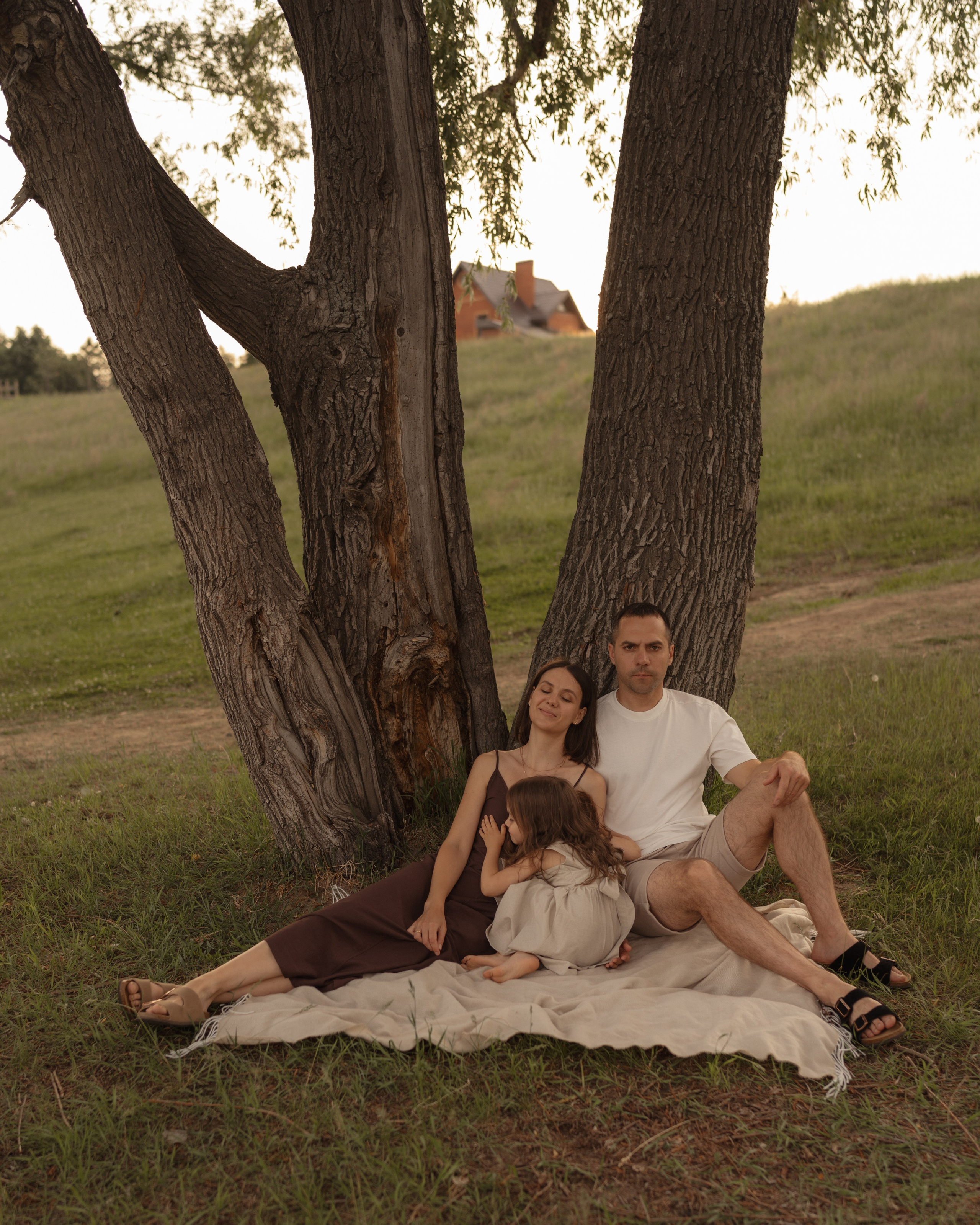 Лена, Артем и Янчик | с. Ленинское. Фотограф в Новосибирске Диана Ильиных