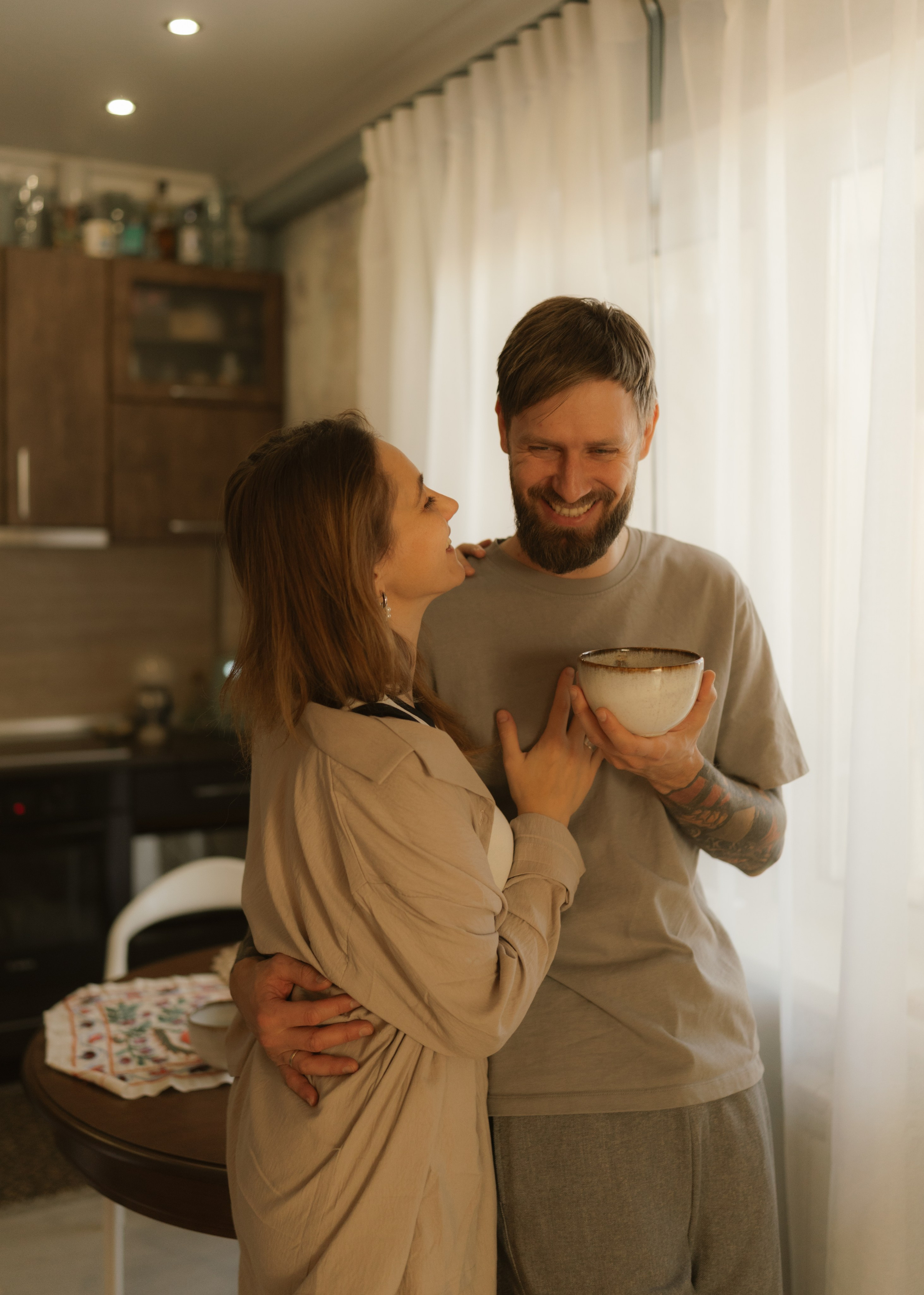 Катя и Андрей | домашняя. Фотограф в Новосибирске Диана Ильиных