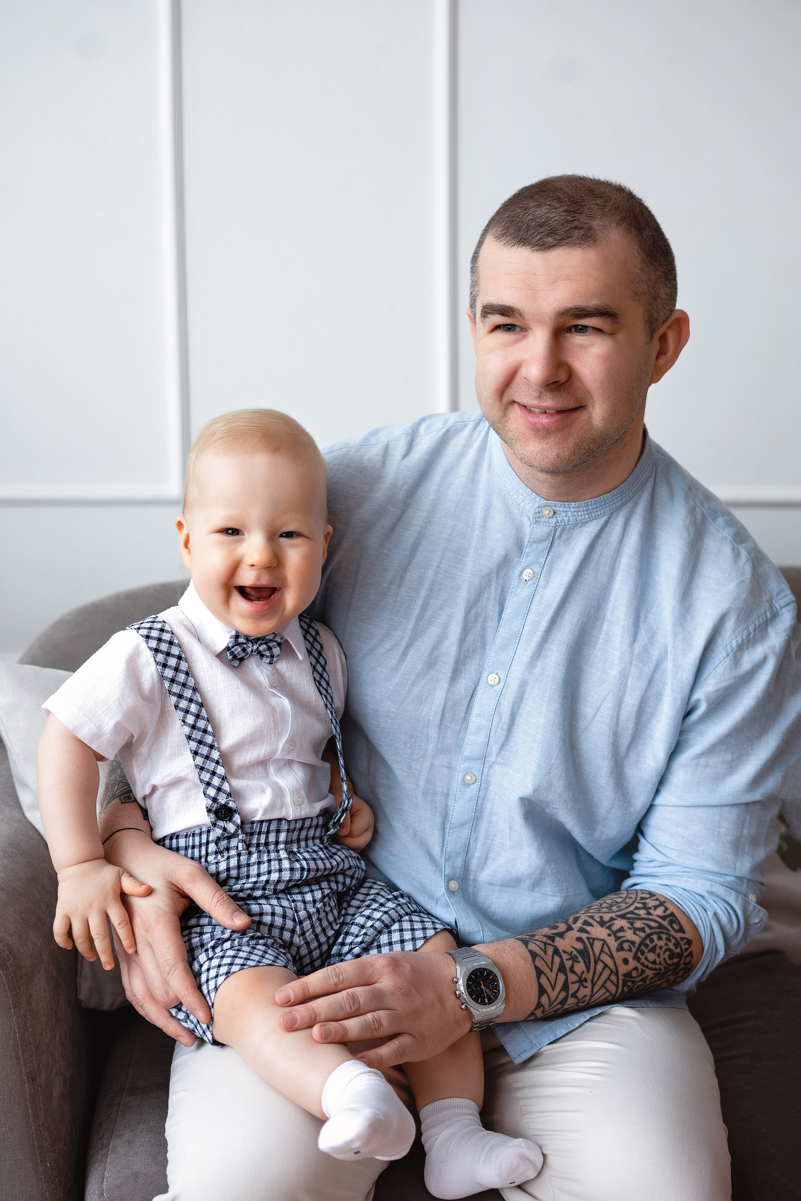 Семейная фотосессия в студии «Панда» (Коммунарка). Семейный и детский фотограф в Москве Екатерина Офицерова