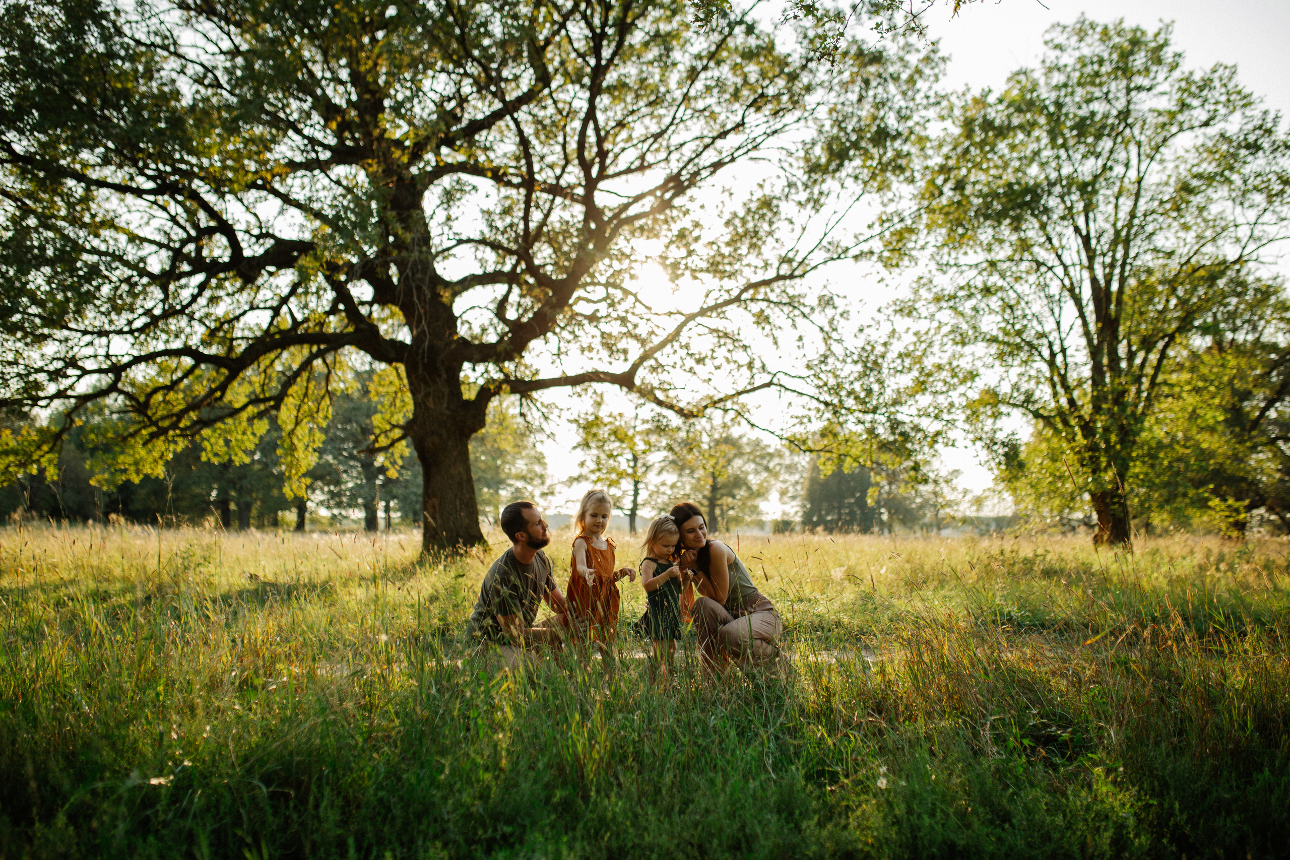 Прогулка в дубах. Семейный и детский фотограф в Рязани Екатерина Воронцова