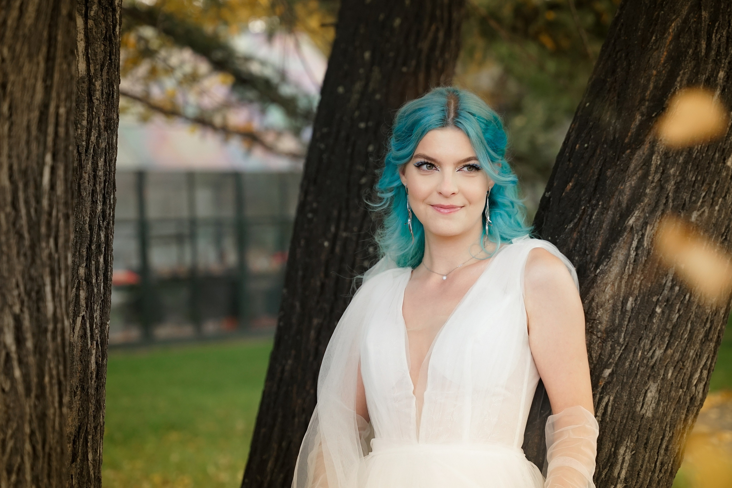 Свадебная прогулка в парке Екатеринбурга