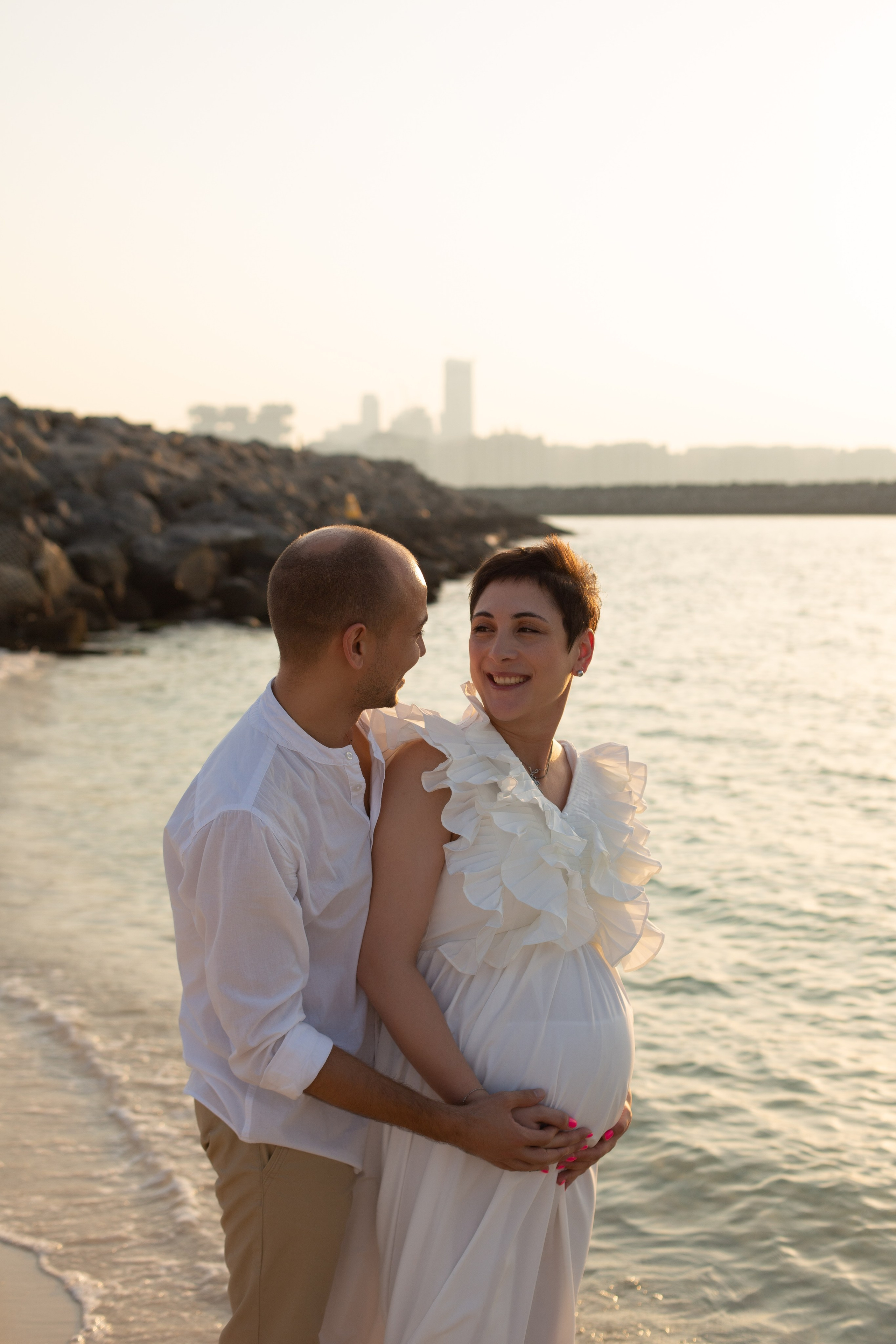 Classic Elegant Pregnancy Photoshoot in Dubai