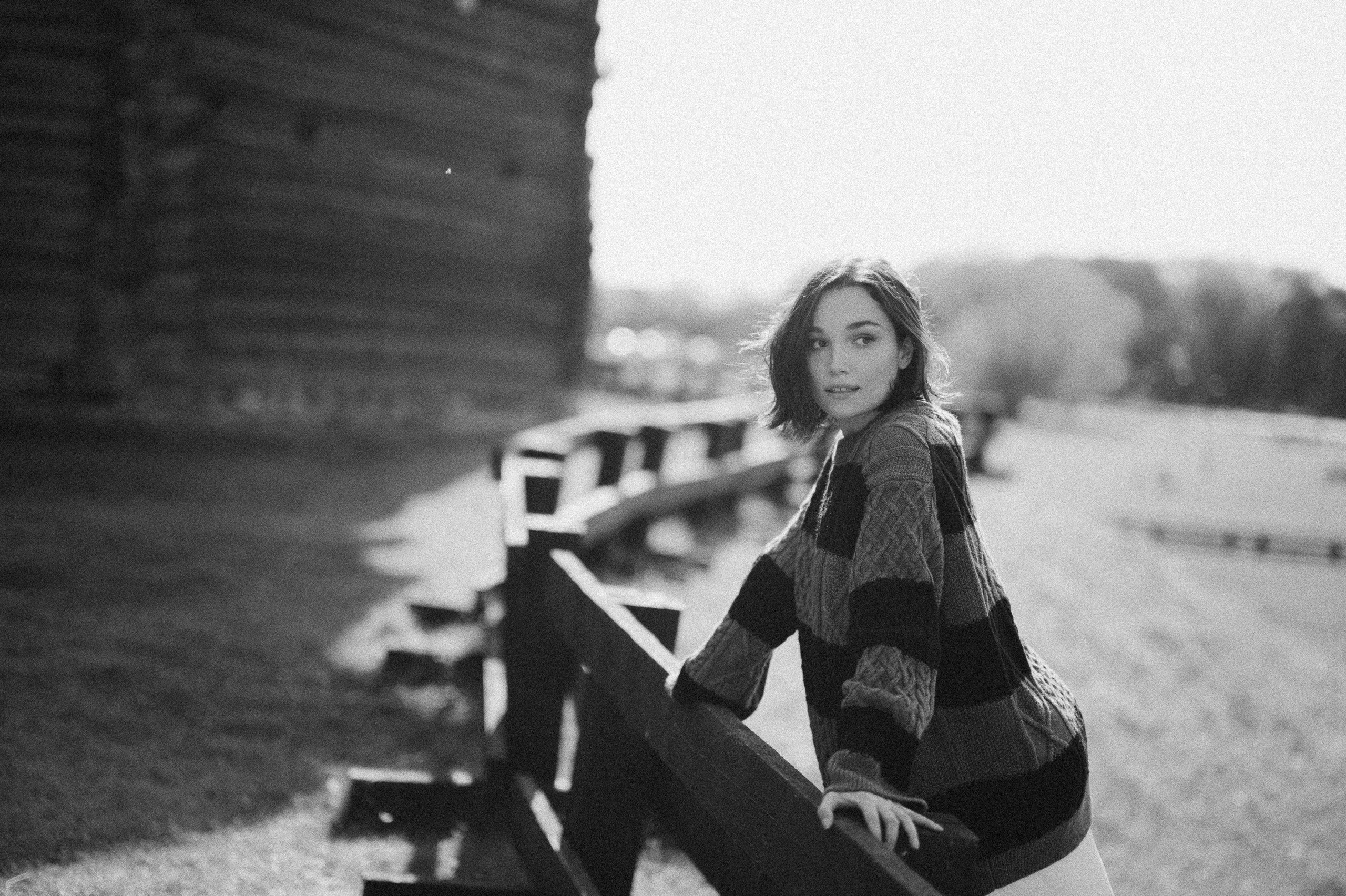 Полная серия с осенней съёмки в парке Коломенское в черно-белом варианте. Semerlina.ru