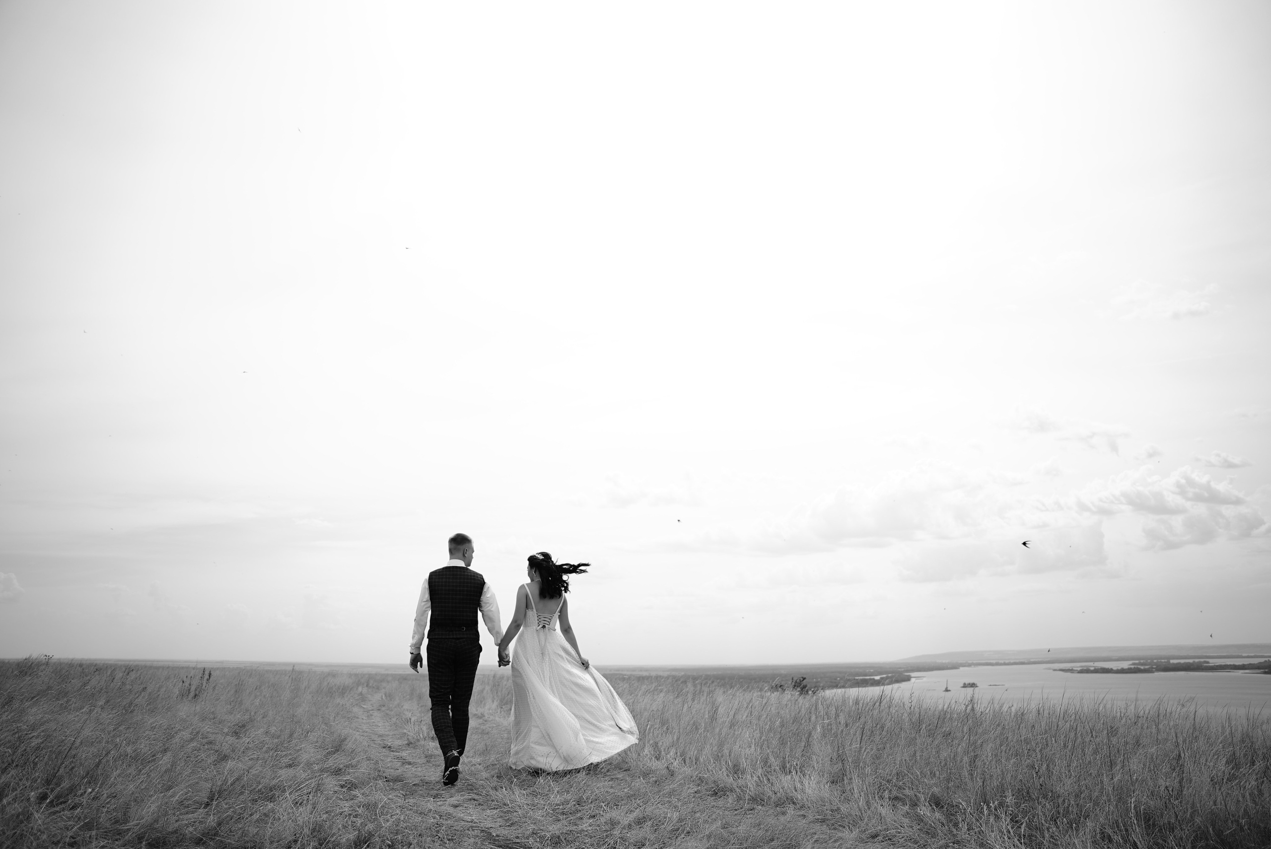 Антон и Маргарита чб. Свадебный фотограф в Самаре Анна Ковалева