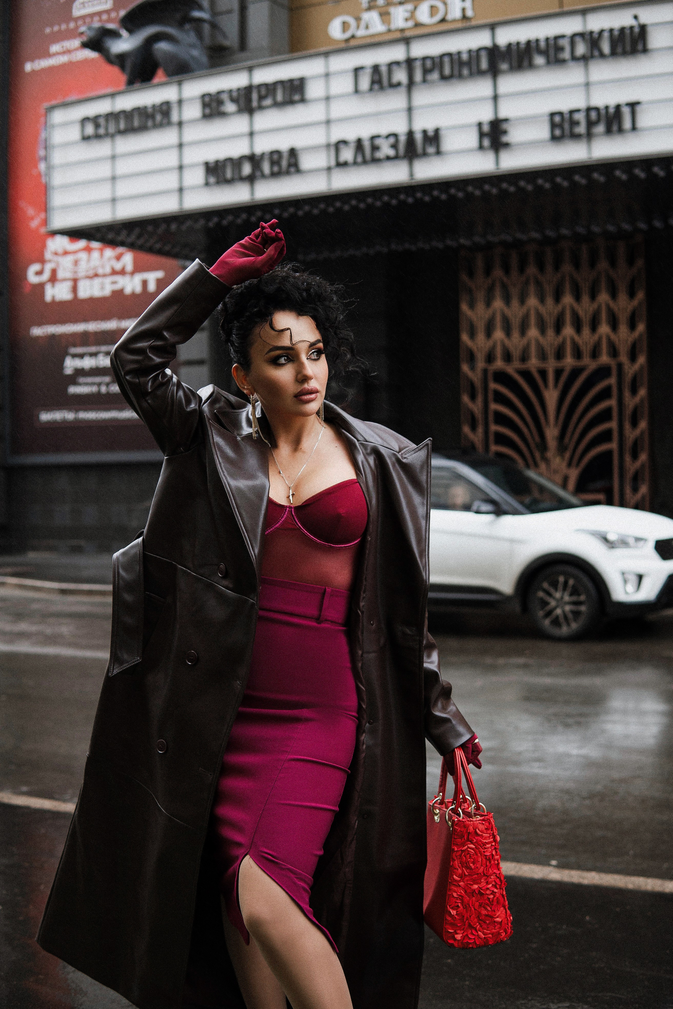 Ретро съемка — модель Алена. Фотограф Москва и Видеограф Москва