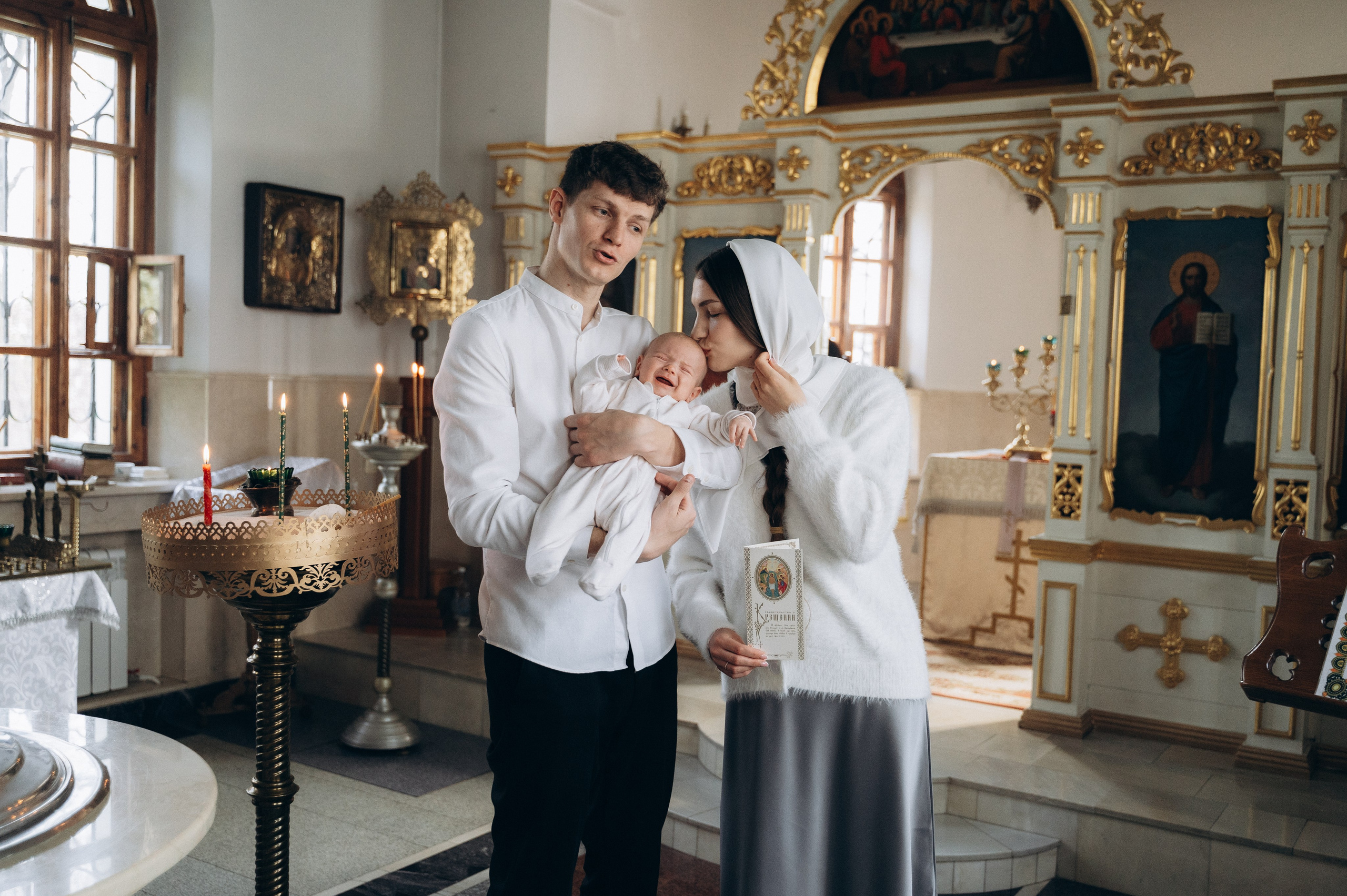 Крещение Артура (Храм Марии Магдалины). Семейный фотограф в Минске Дарья Дреко