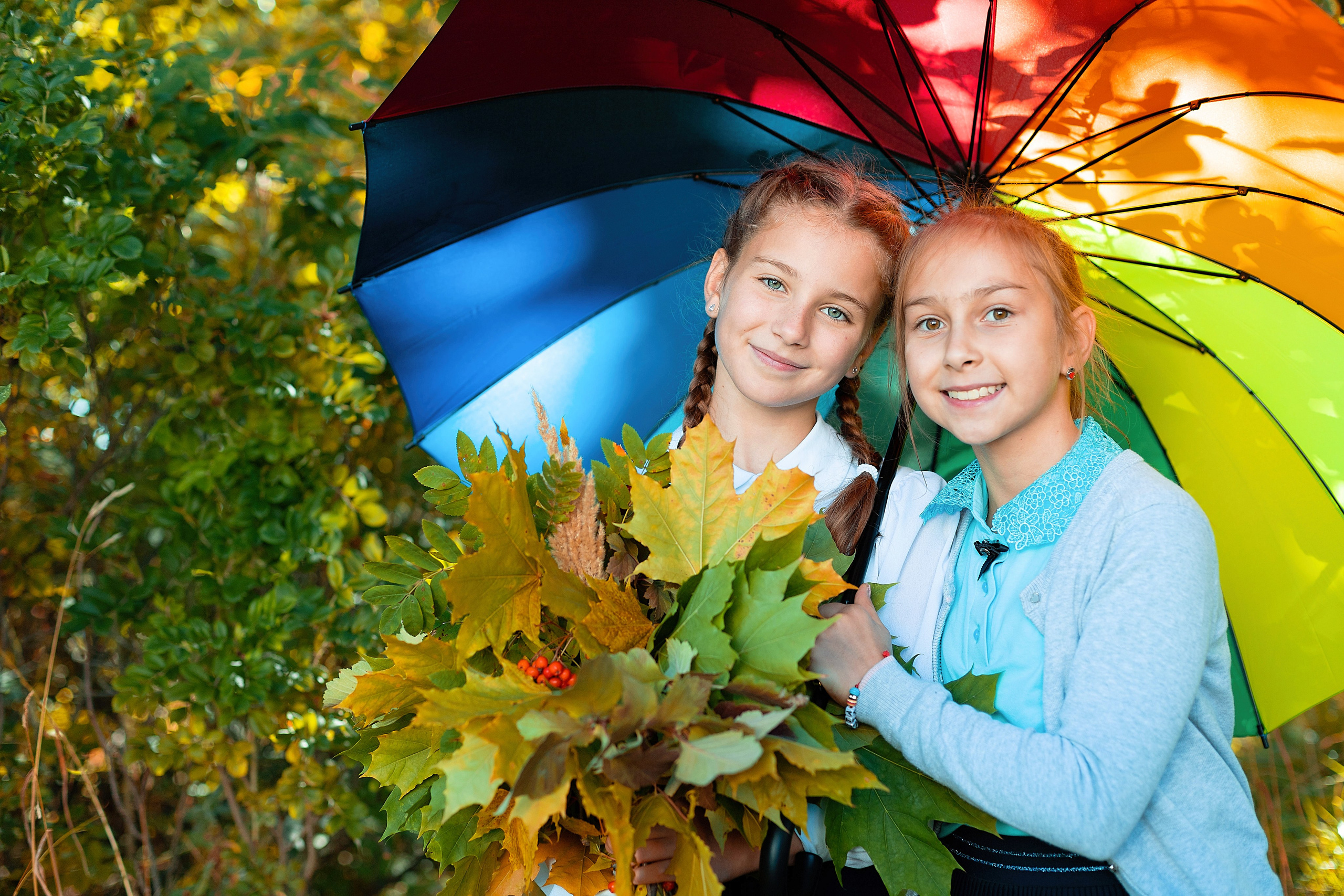 4 класс. Съёмка на улице. Выпускные альбомы «Эврика» в Нижнем Новгороде