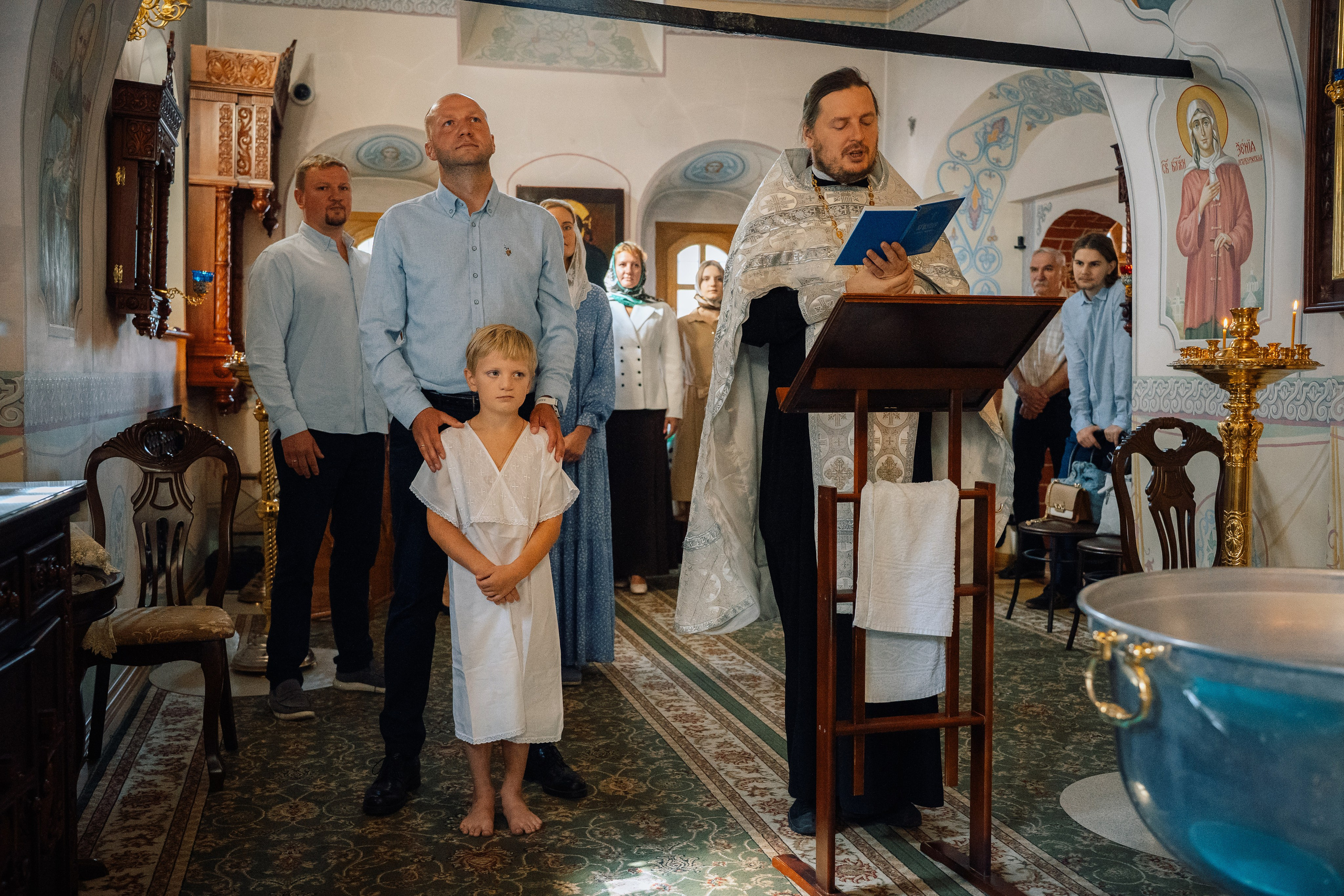 Крещение Марка. Фотограф Казакова Анастасия