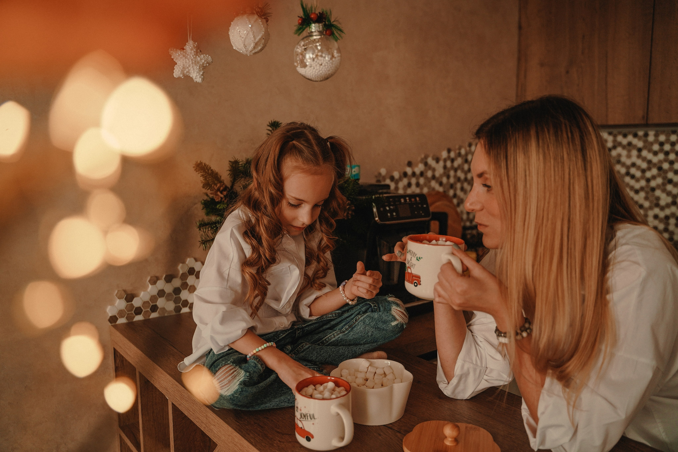 Домашняя Новогодняя фотосессия. Семейный и женский фотограф в Краснодаре Анастасия Приймак