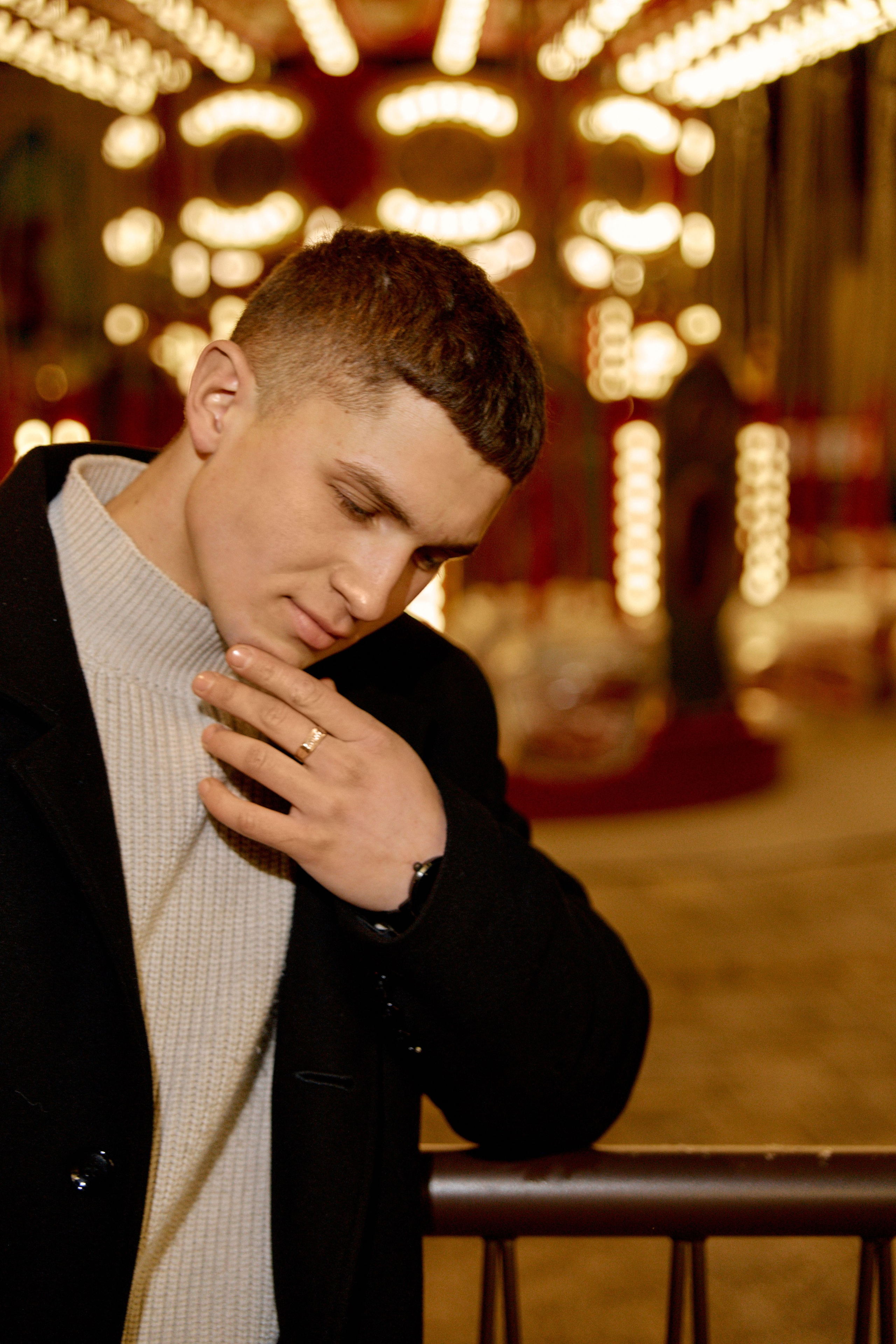 Зимняя фотосессия love story