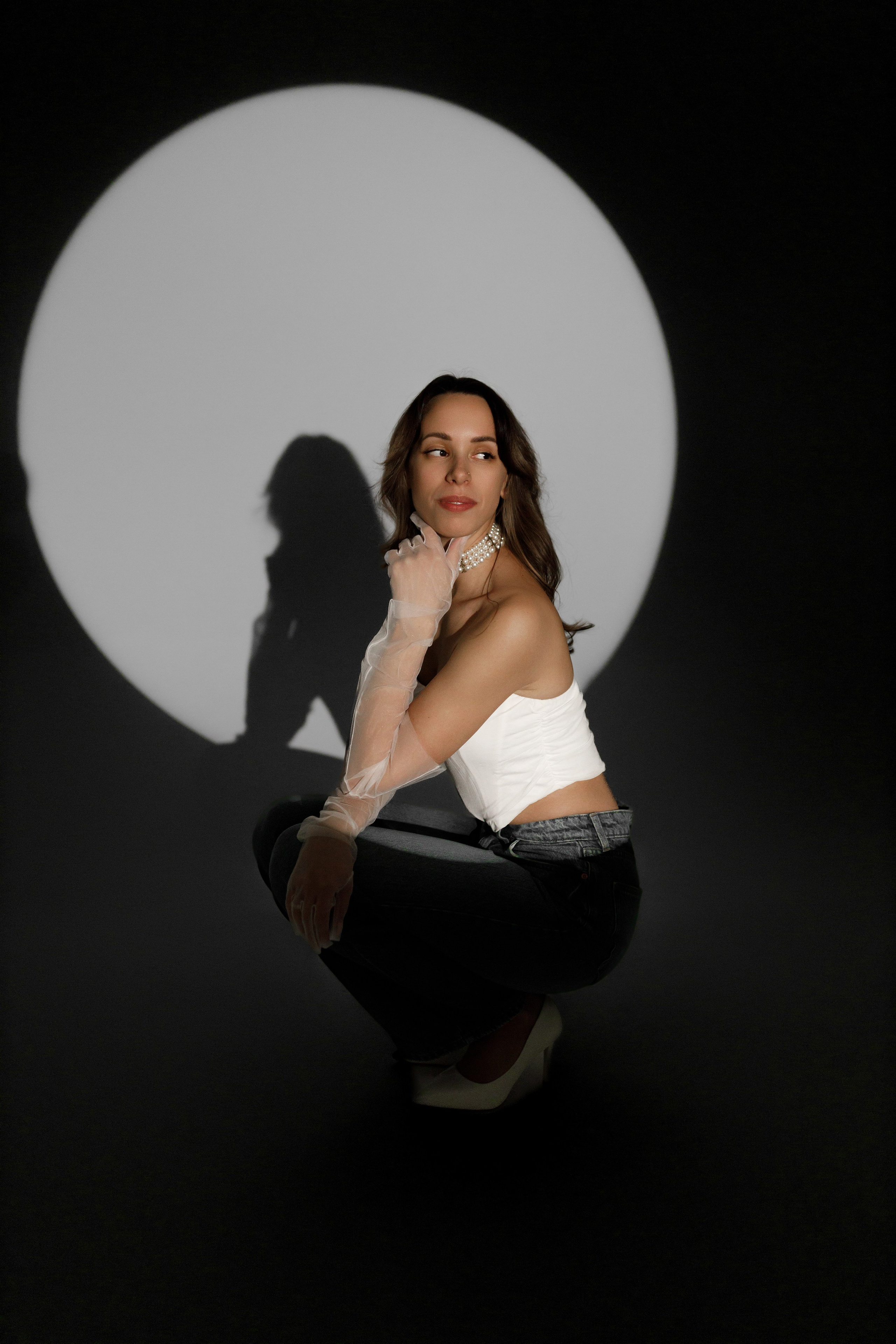 Юля (съёмка на циклораме). Фотограф в Москве Юлия Хамзина