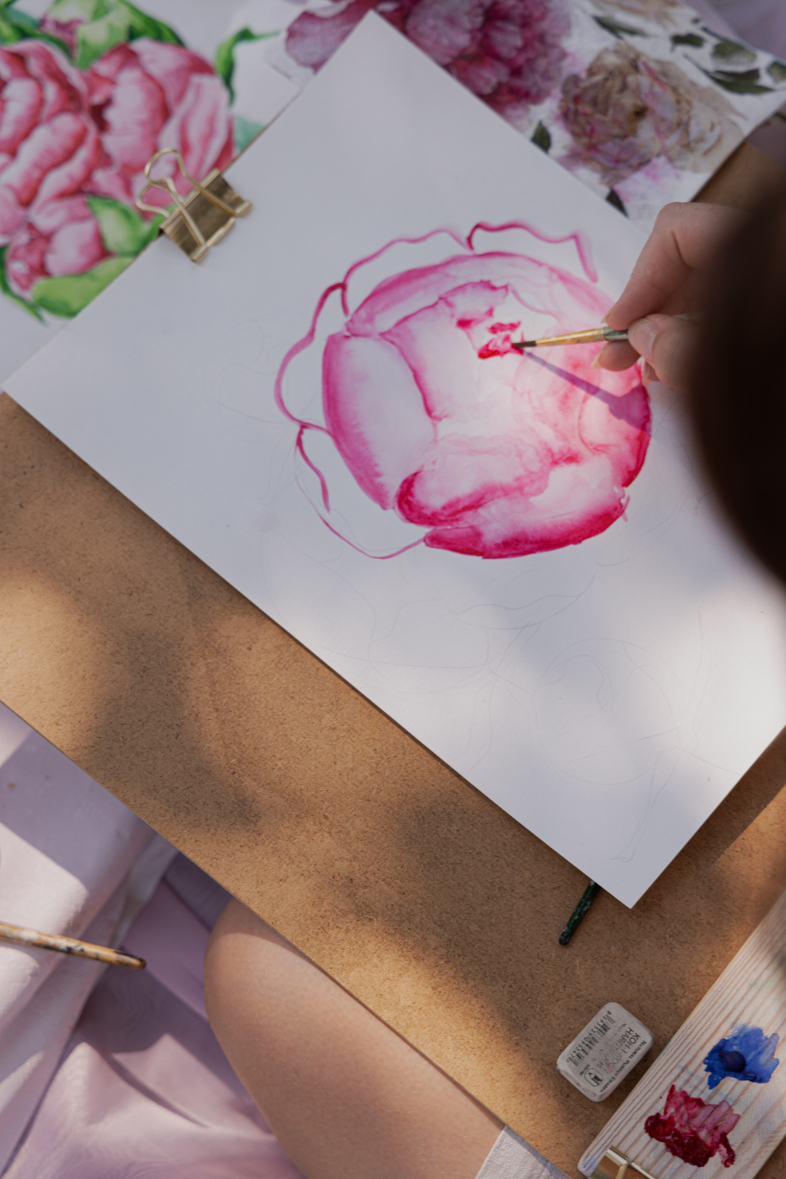 МК Пион (пикник в парке). Анастасия Ракчеева Художник