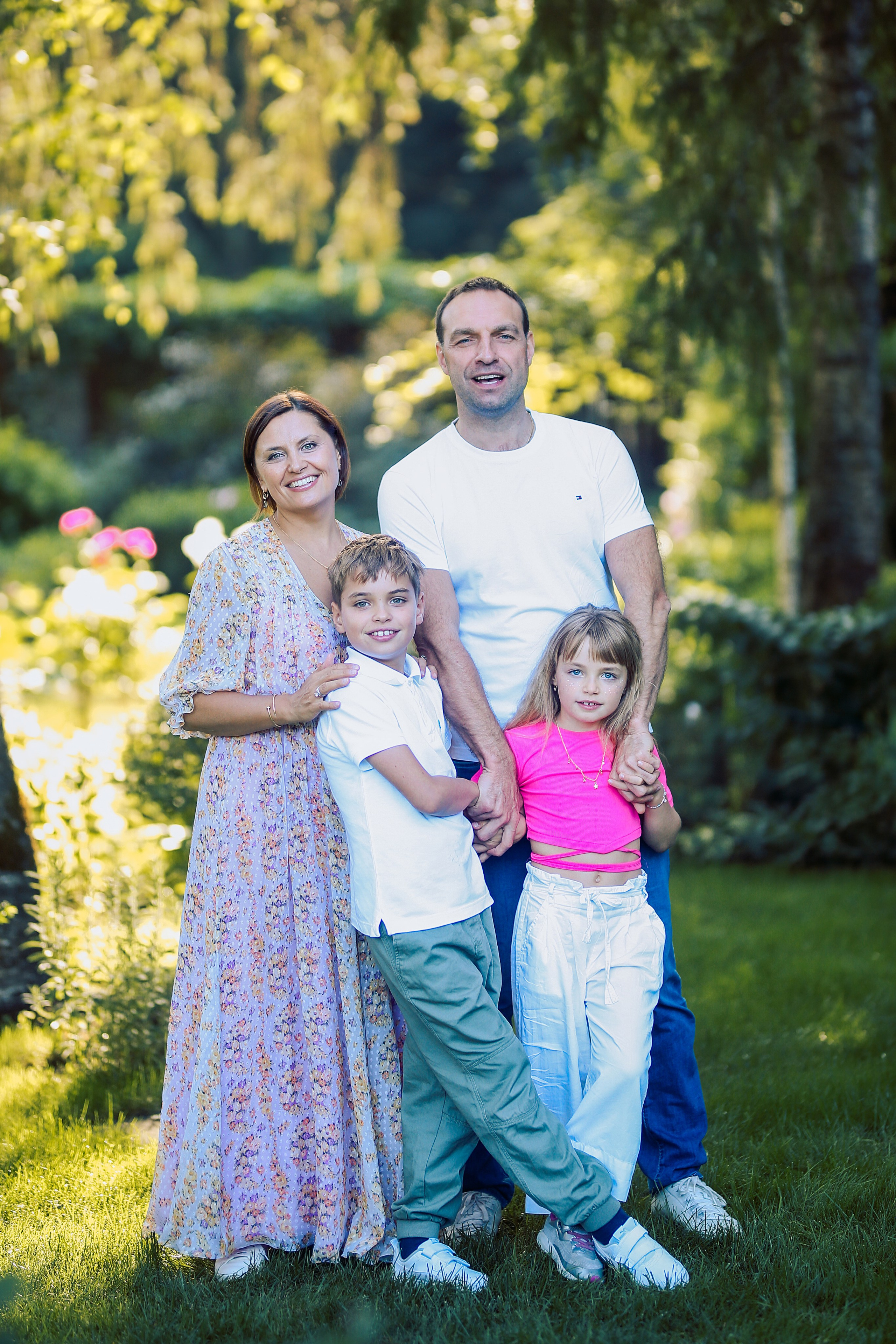 Юлия с семьей. Фотограф Анастасия Залевская