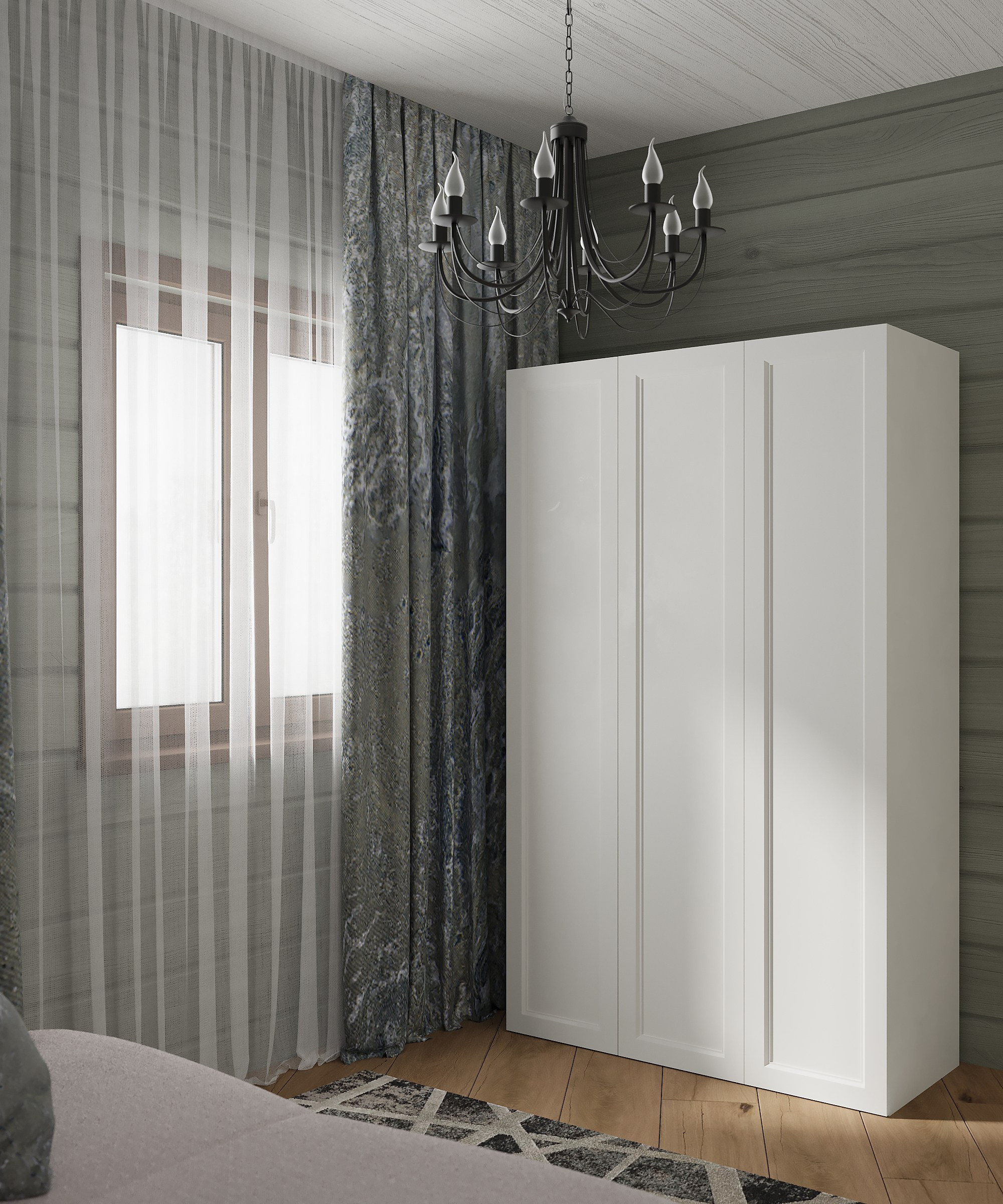 Спальня. 3D-дизайнер Кристина Пуляевская