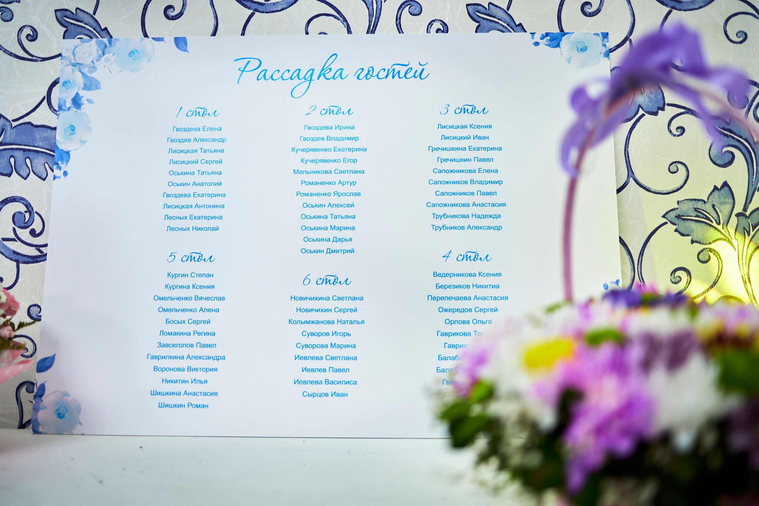 Кафе Гжель (голубой цвет). Фотограф Иван Кузьмин на любое Ваше мероприятие