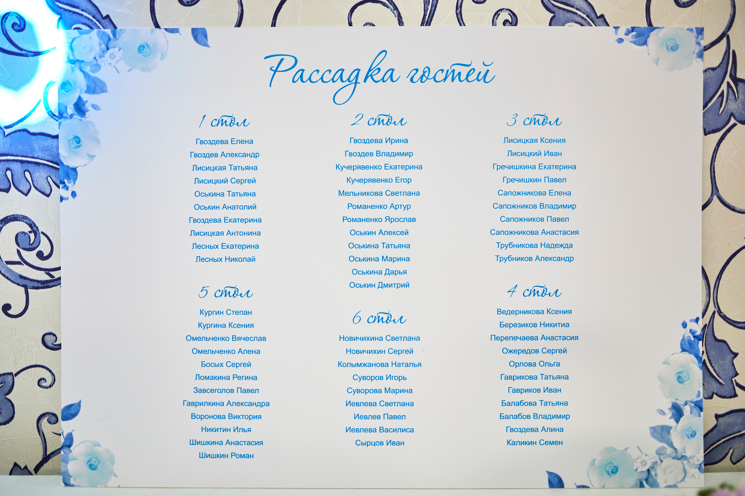 Кафе Гжель (голубой цвет). Фотограф Иван Кузьмин на любое Ваше мероприятие