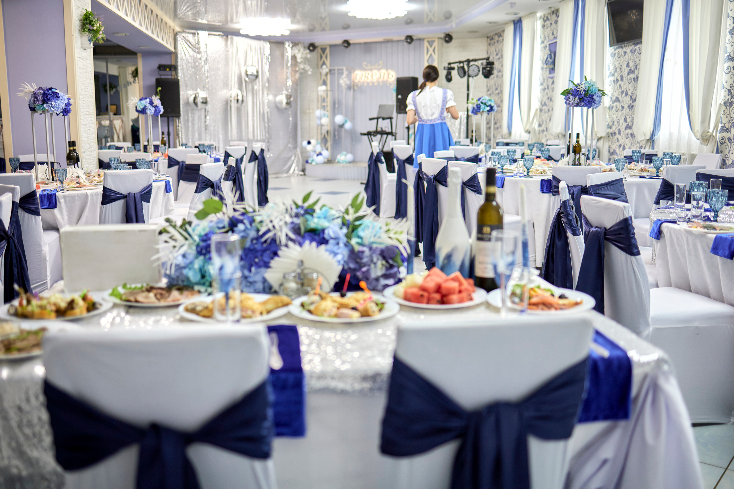 Кафе Гжель (синий цвет). Фотограф Иван Кузьмин на любое Ваше мероприятие