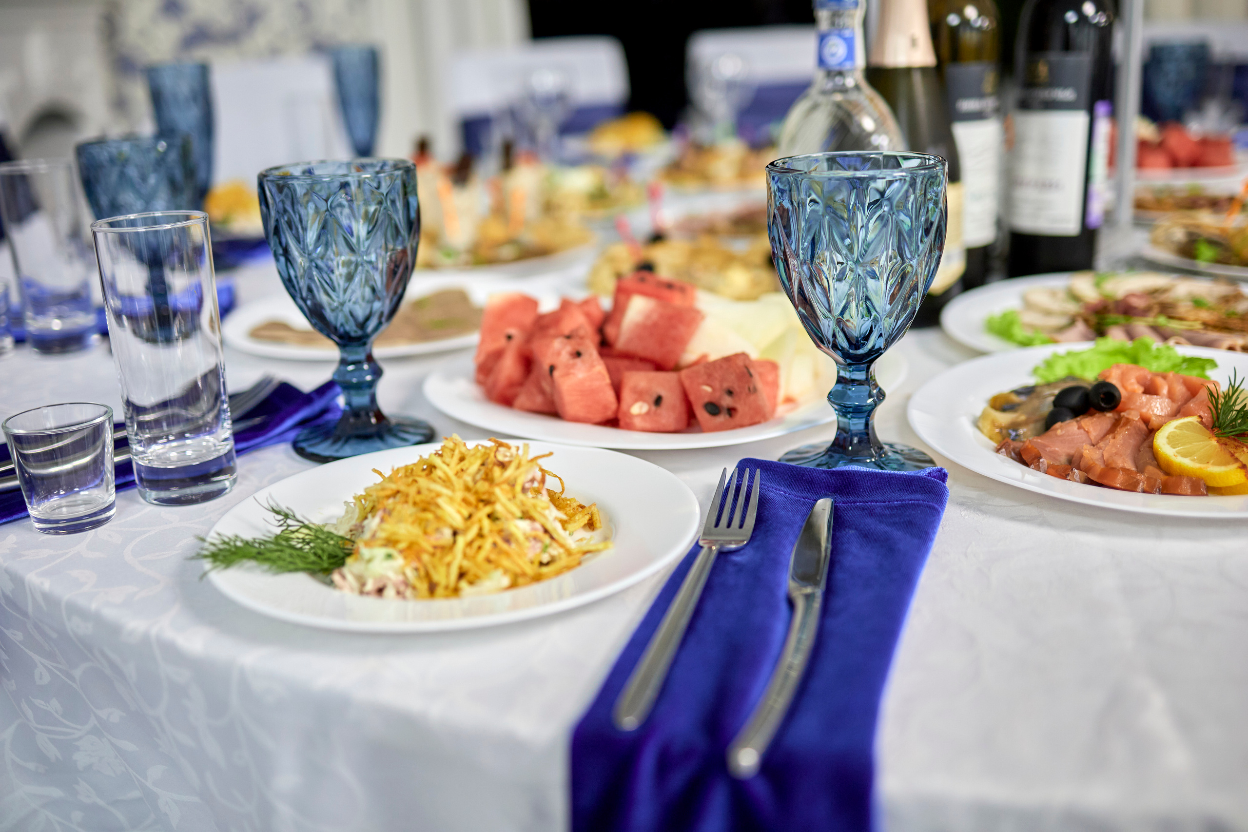 Кафе Гжель (синий цвет). Фотограф Иван Кузьмин на любое Ваше мероприятие