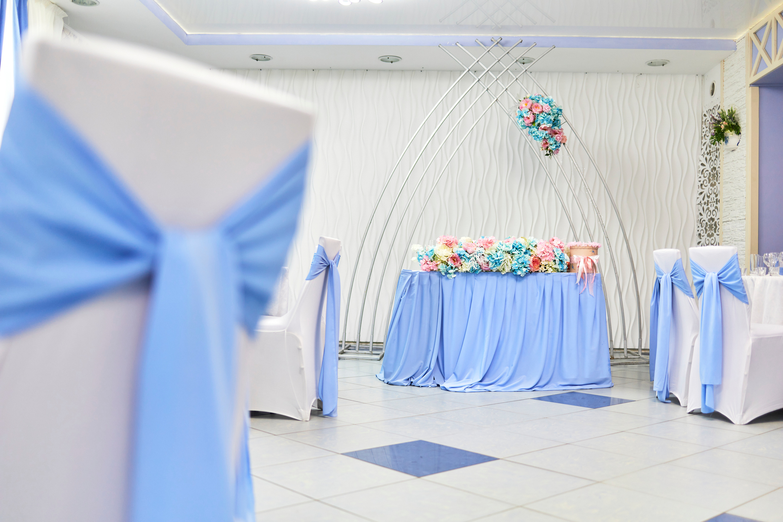 Кафе Гжель (голубой цвет). Фотограф Иван Кузьмин на любое Ваше мероприятие