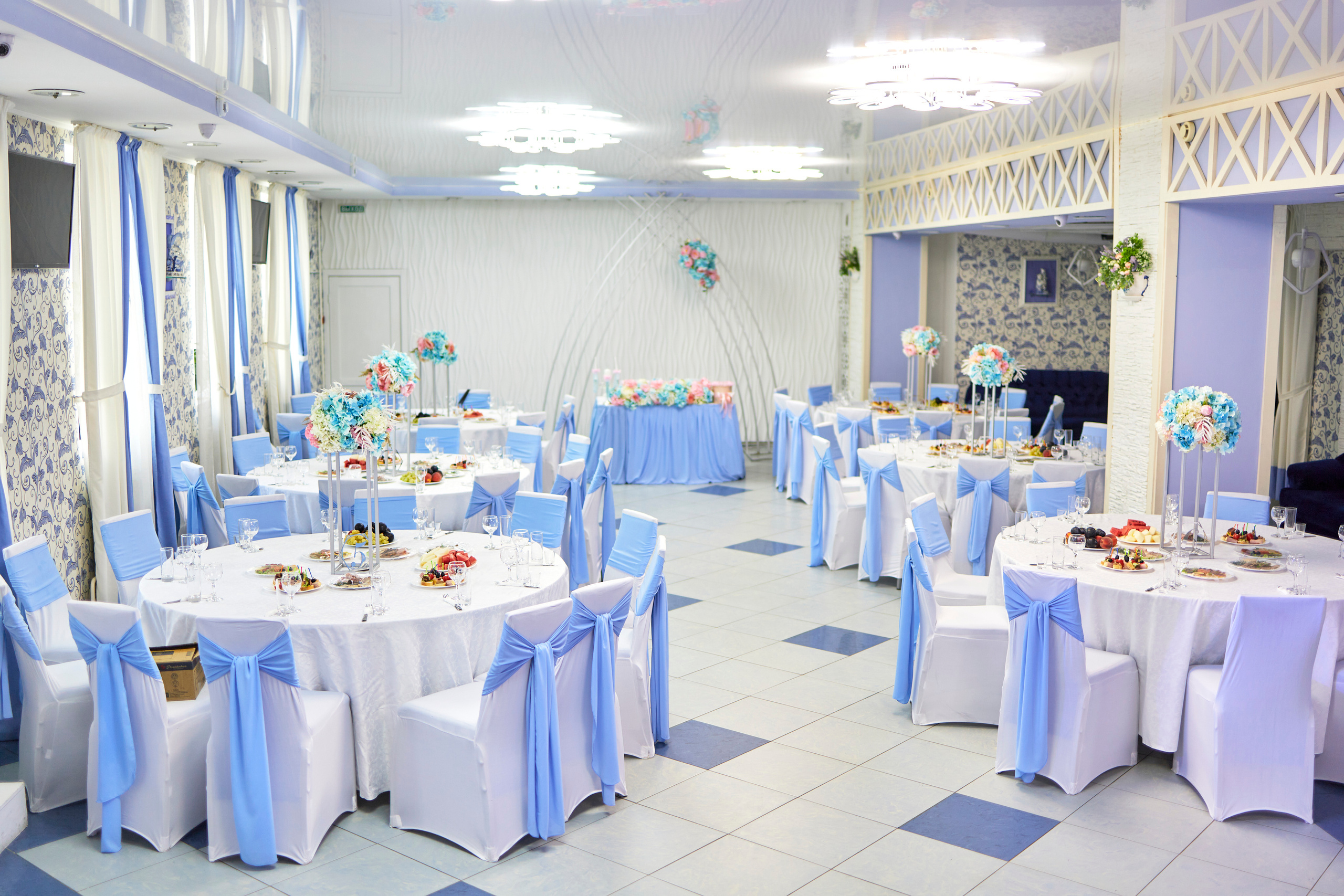 Кафе Гжель (голубой цвет). Фотограф Иван Кузьмин на любое Ваше мероприятие