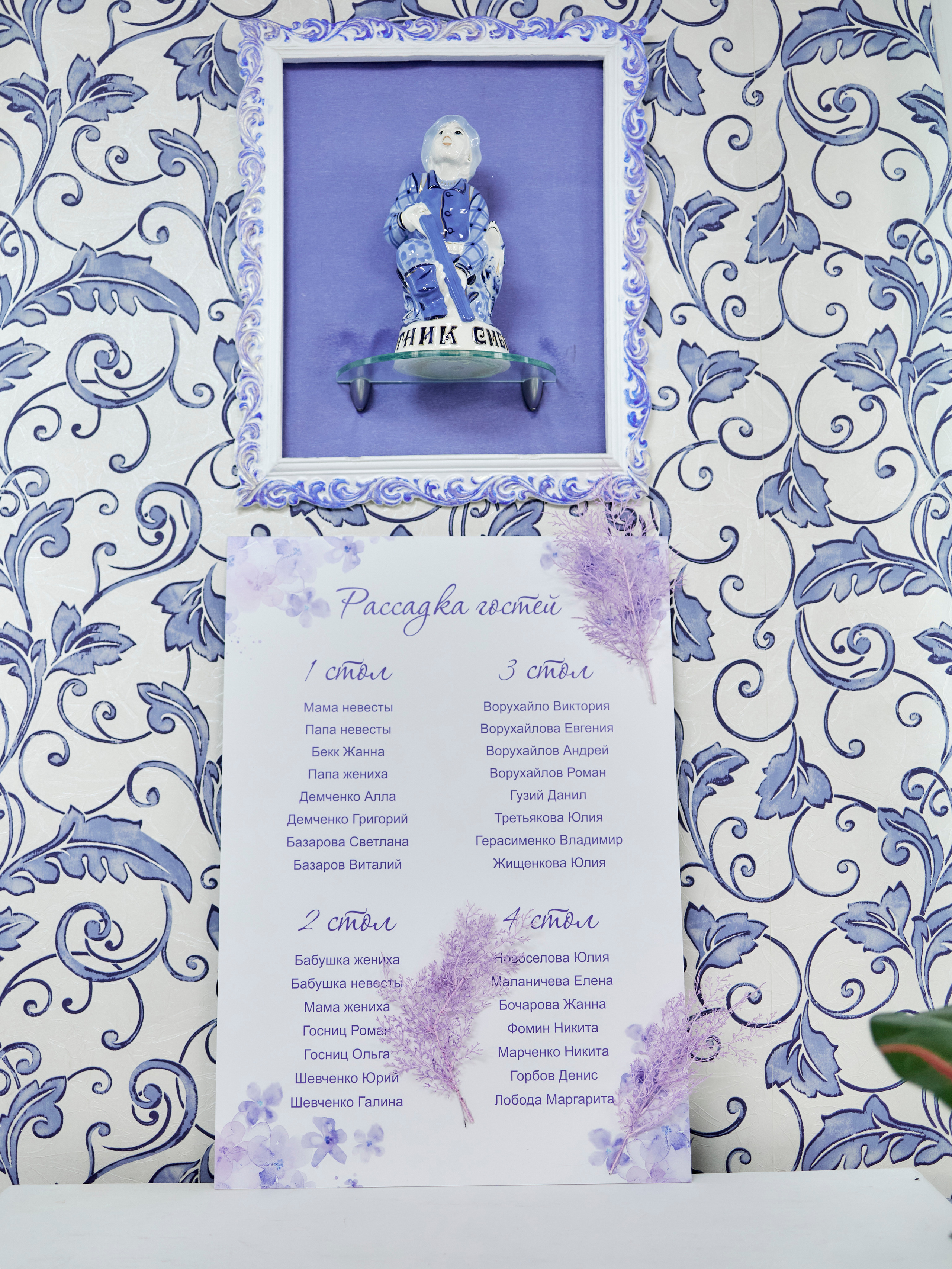 Кафе Гжель (сиреневый цвет). Фотограф Иван Кузьмин на любое Ваше мероприятие