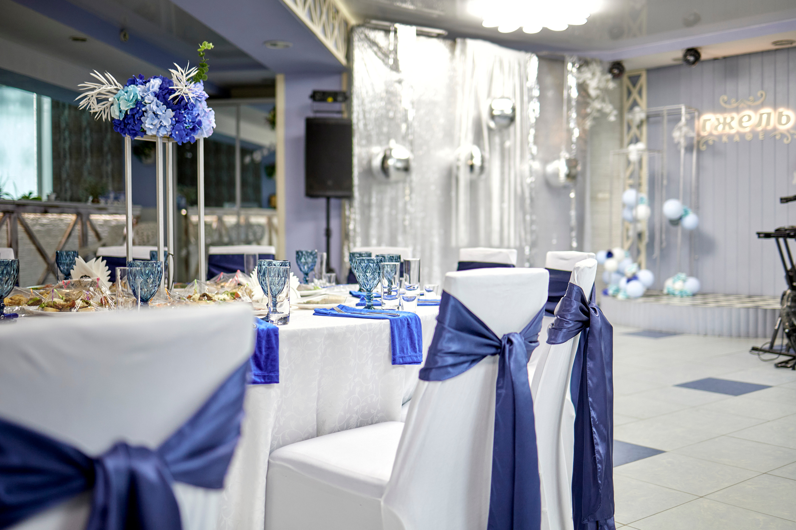 Кафе Гжель (синий цвет). Фотограф Иван Кузьмин на любое Ваше мероприятие