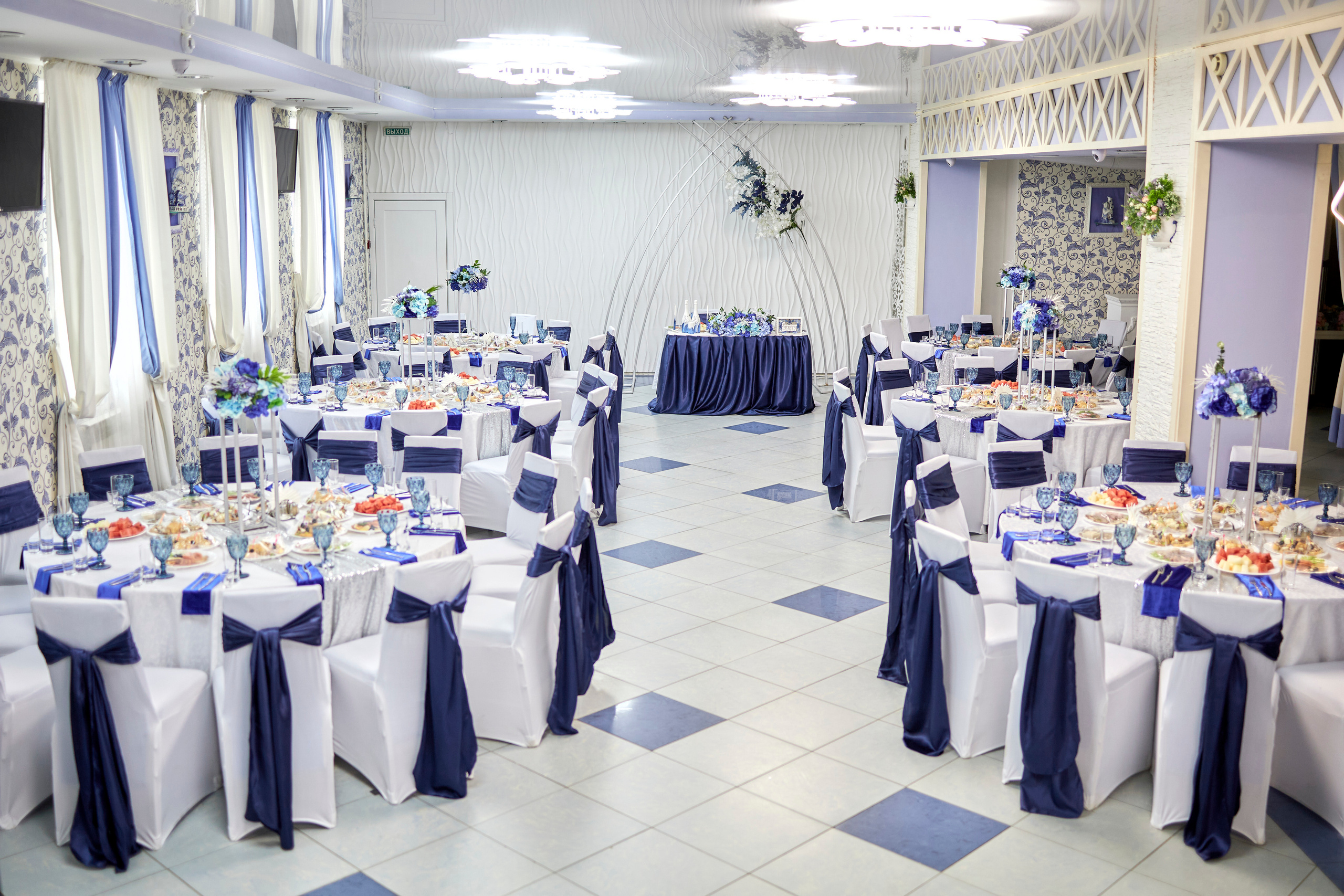 Кафе Гжель (синий цвет). Фотограф Иван Кузьмин на любое Ваше мероприятие