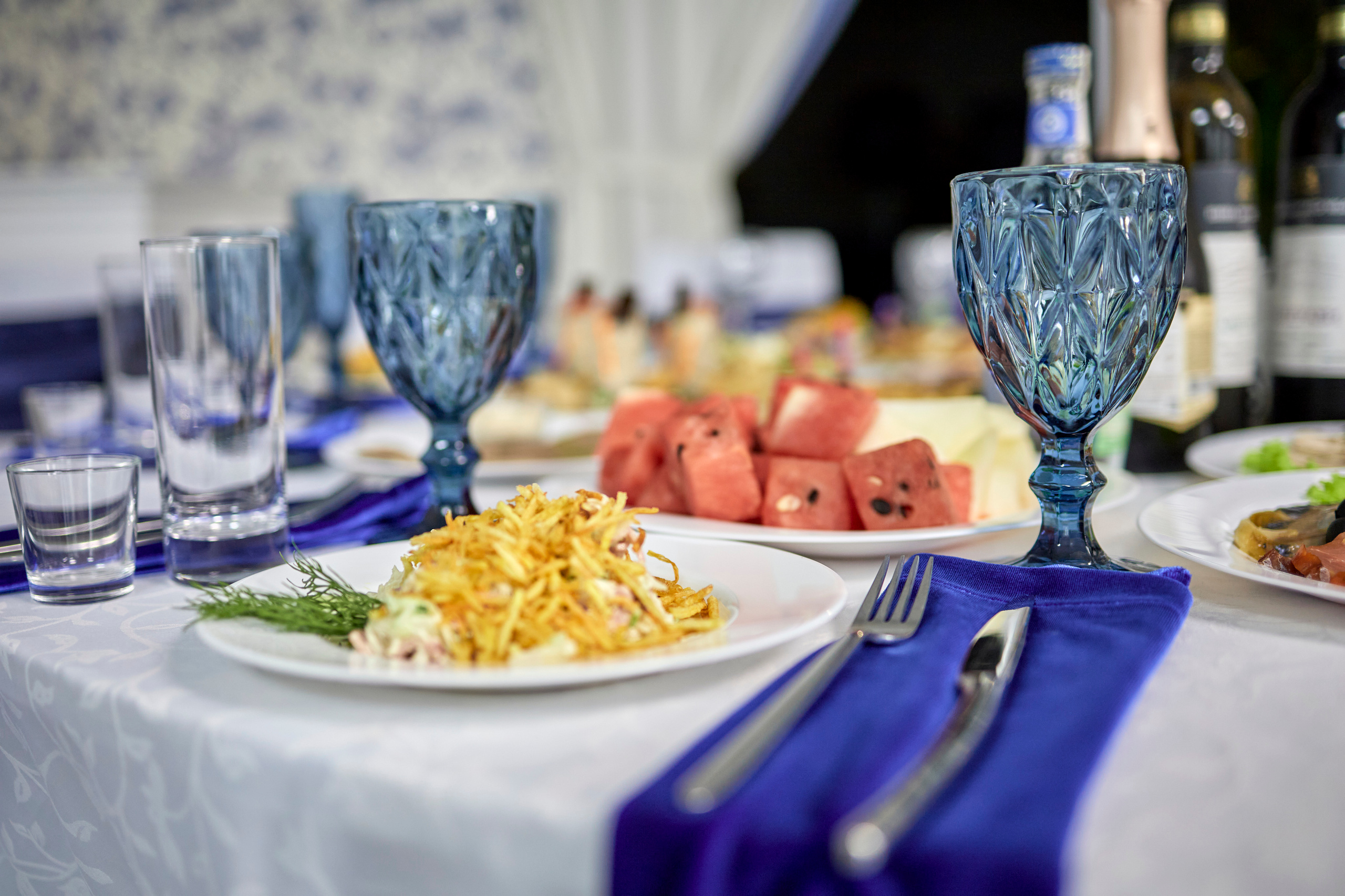 Кафе Гжель (синий цвет). Фотограф Иван Кузьмин на любое Ваше мероприятие