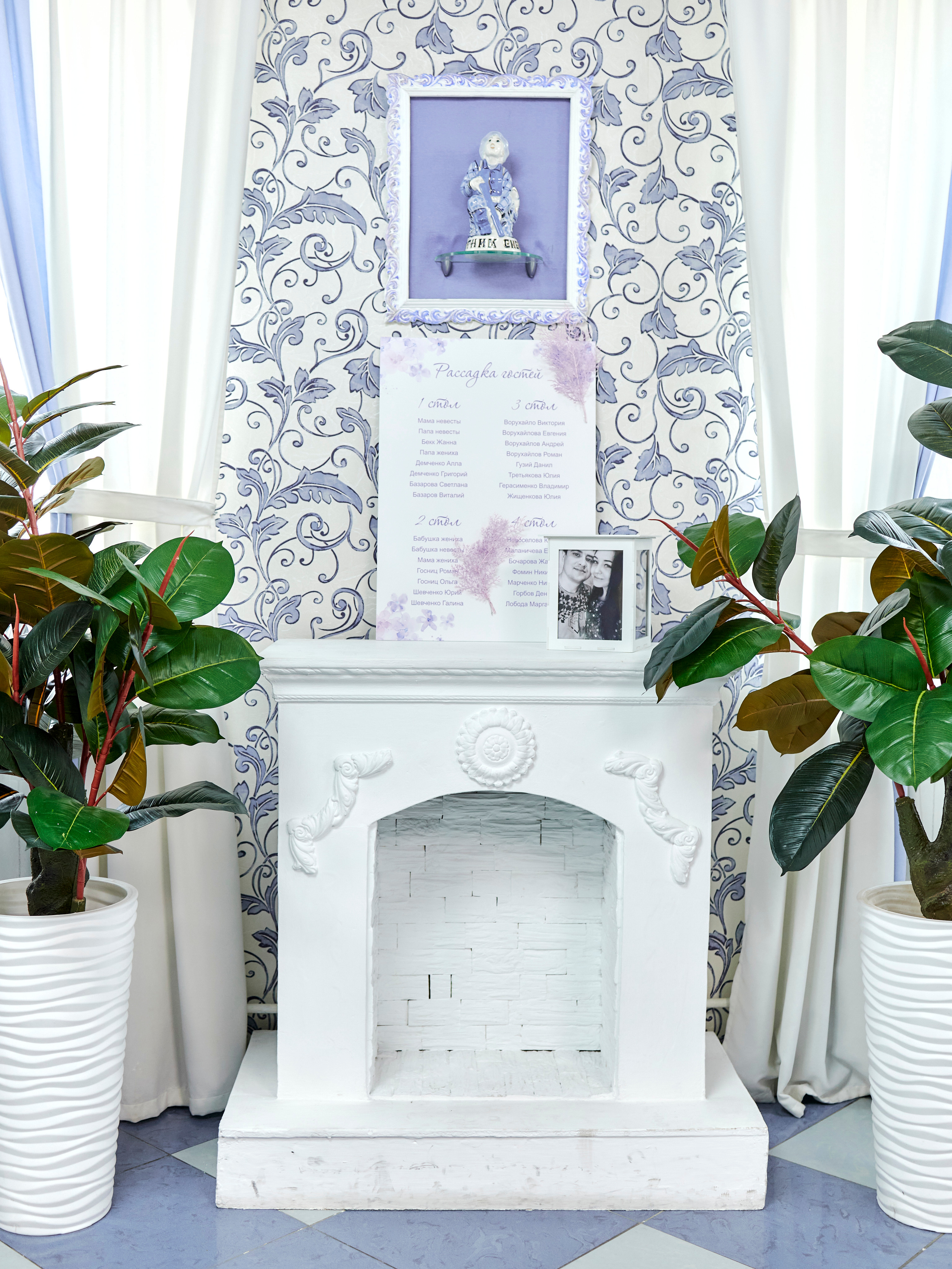 Кафе Гжель (сиреневый цвет). Фотограф Иван Кузьмин на любое Ваше мероприятие