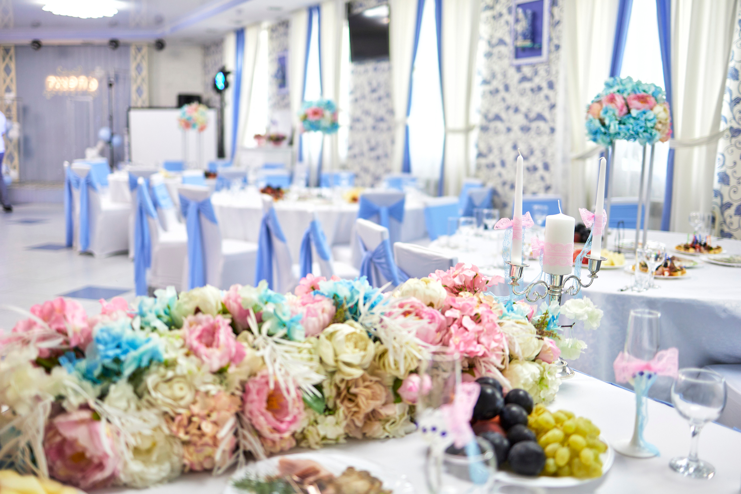 Кафе Гжель (голубой цвет). Фотограф Иван Кузьмин на любое Ваше мероприятие