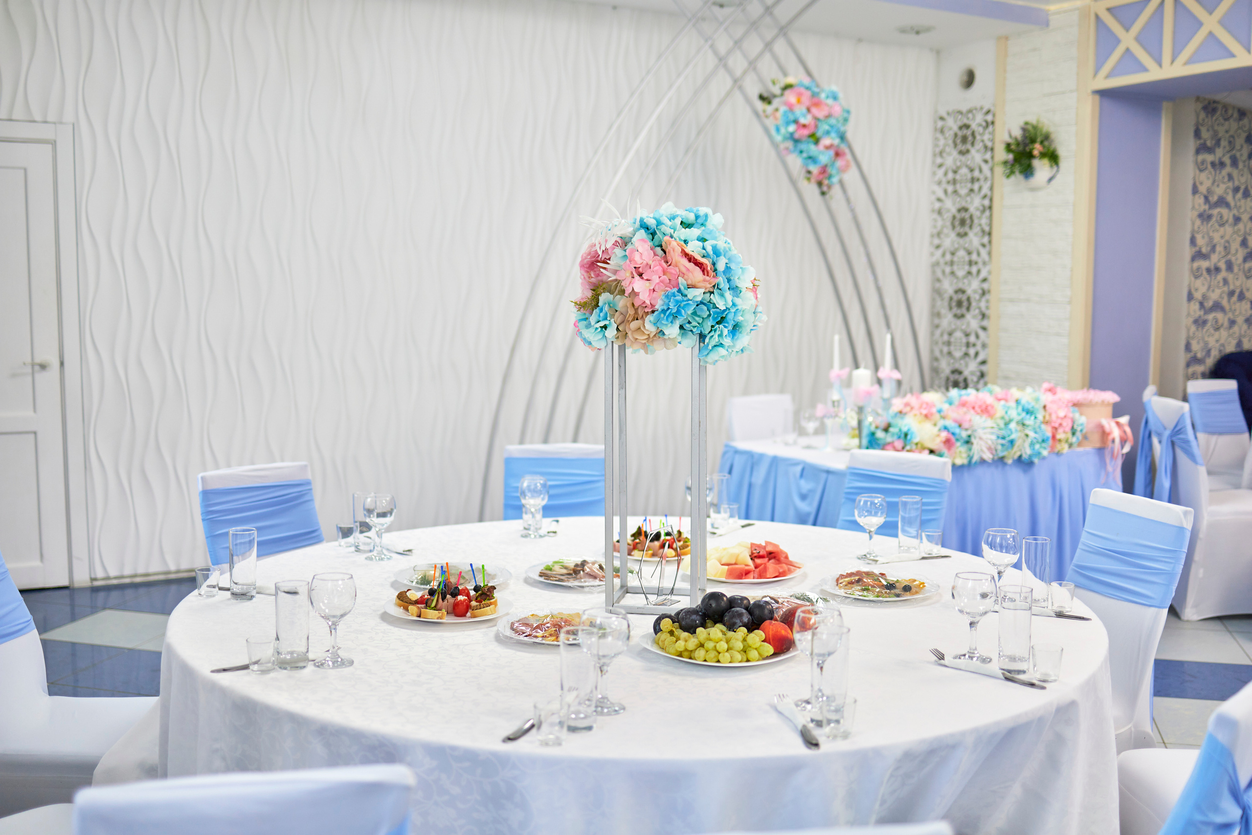 Кафе Гжель (голубой цвет). Фотограф Иван Кузьмин на любое Ваше мероприятие