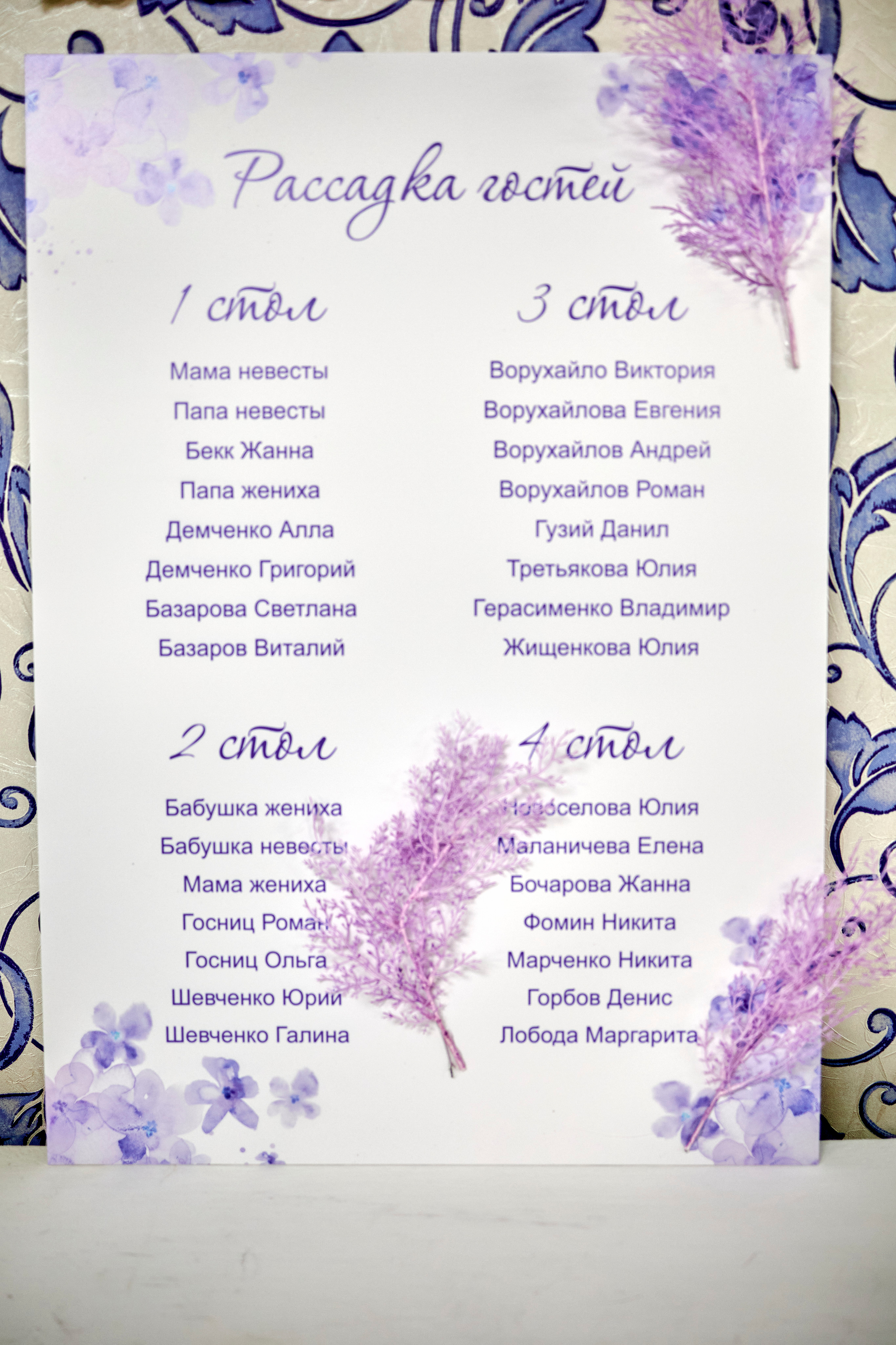 Кафе Гжель (сиреневый цвет). Фотограф Иван Кузьмин на любое Ваше мероприятие