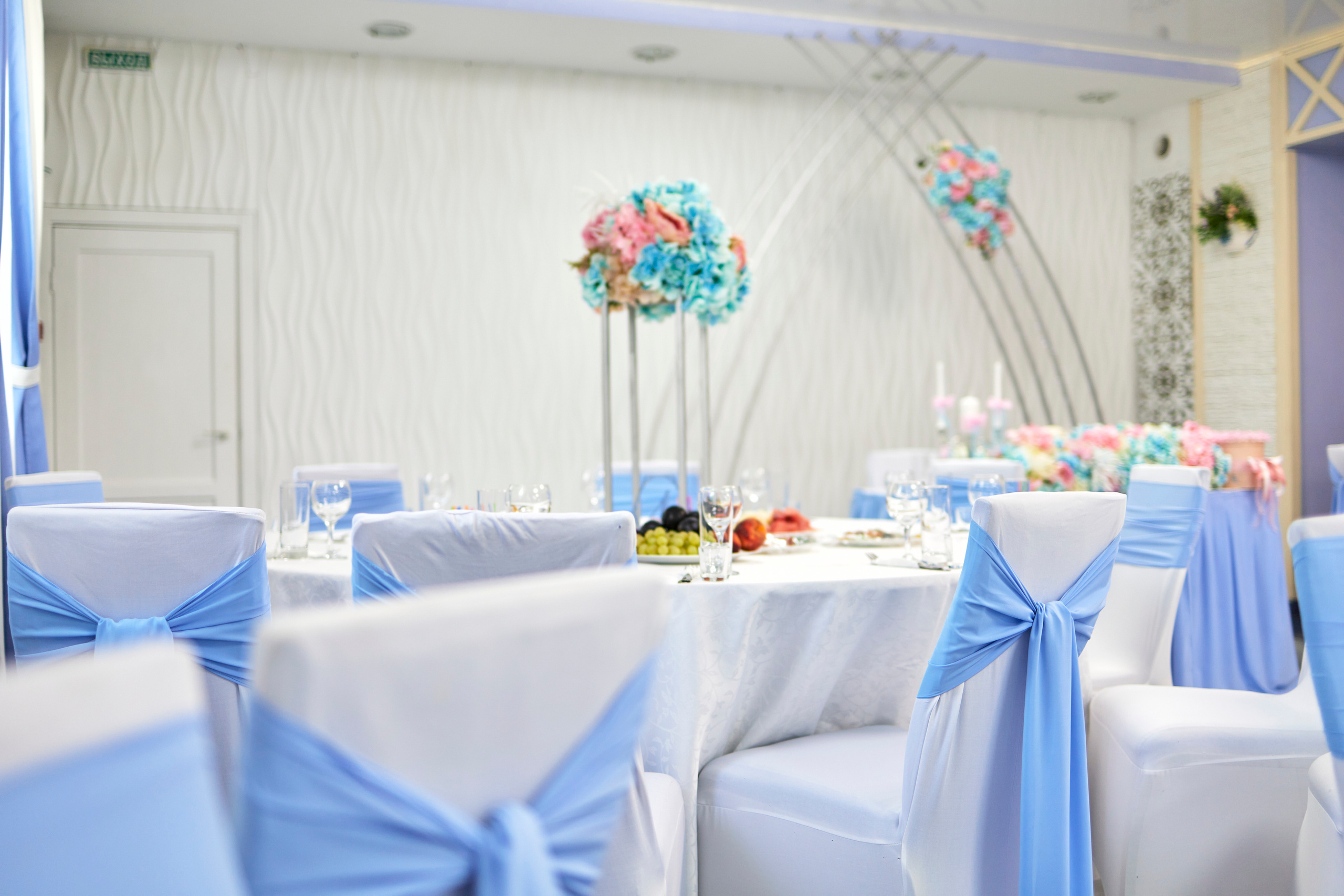 Кафе Гжель (голубой цвет). Фотограф Иван Кузьмин на любое Ваше мероприятие