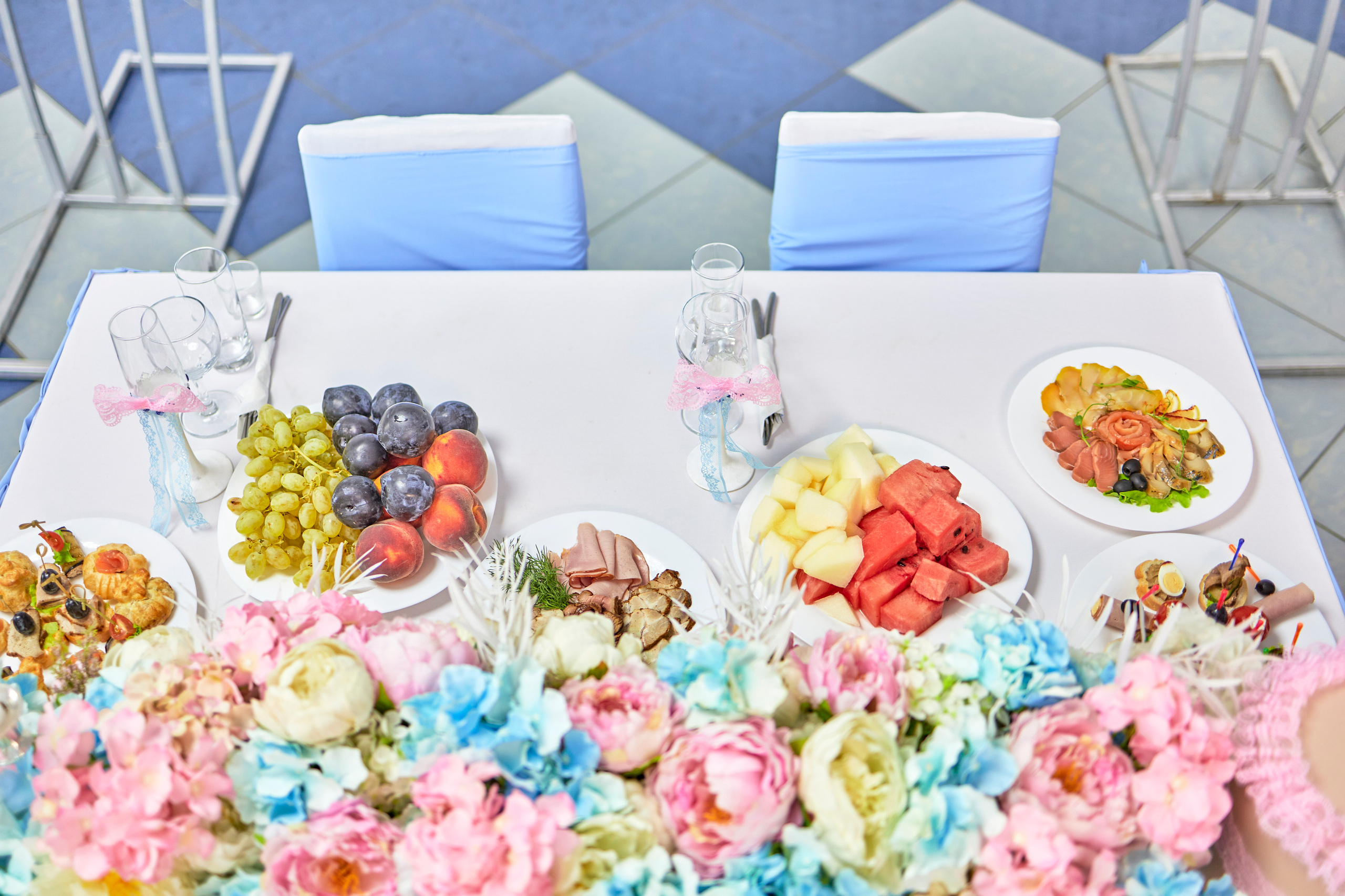 Кафе Гжель (голубой цвет). Фотограф Иван Кузьмин на любое Ваше мероприятие