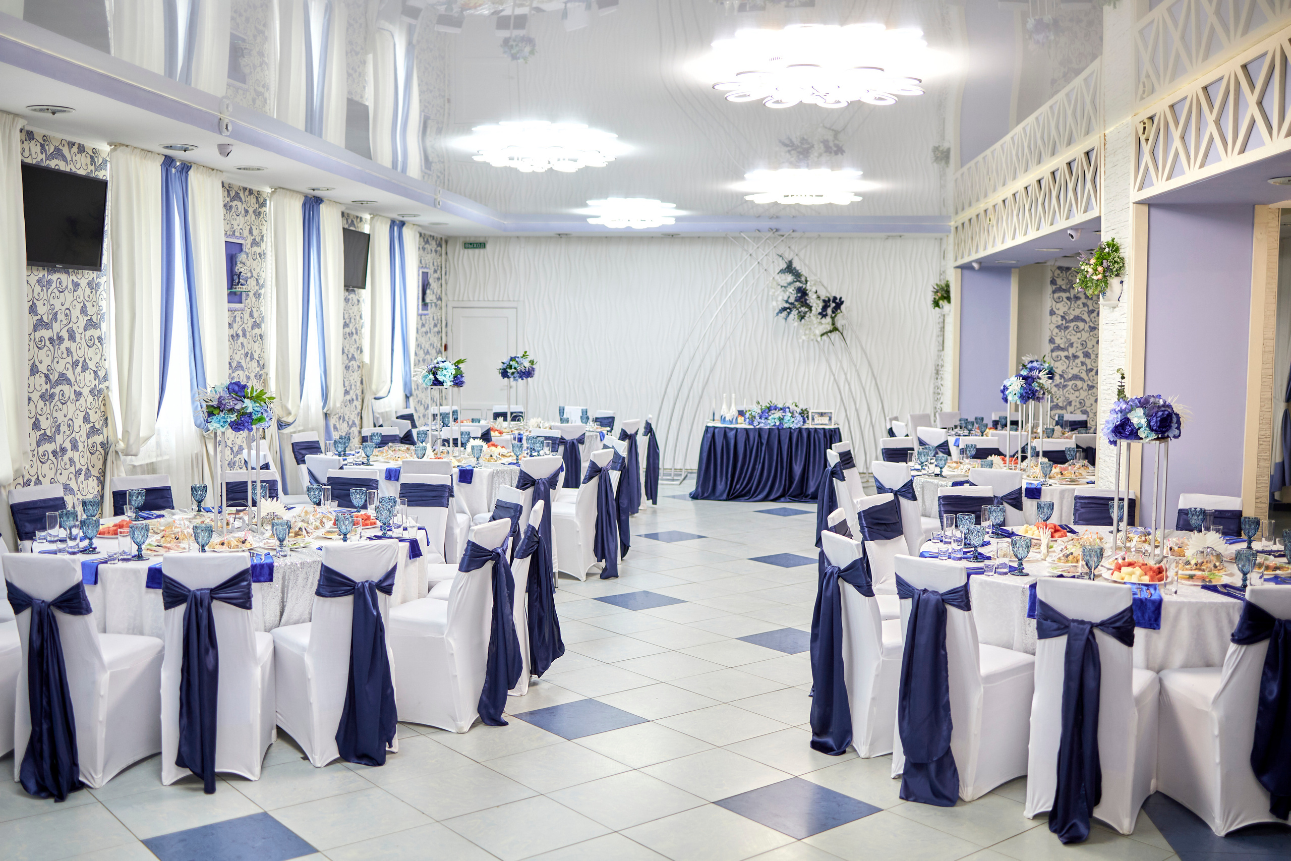 Кафе Гжель (синий цвет). Фотограф Иван Кузьмин на любое Ваше мероприятие