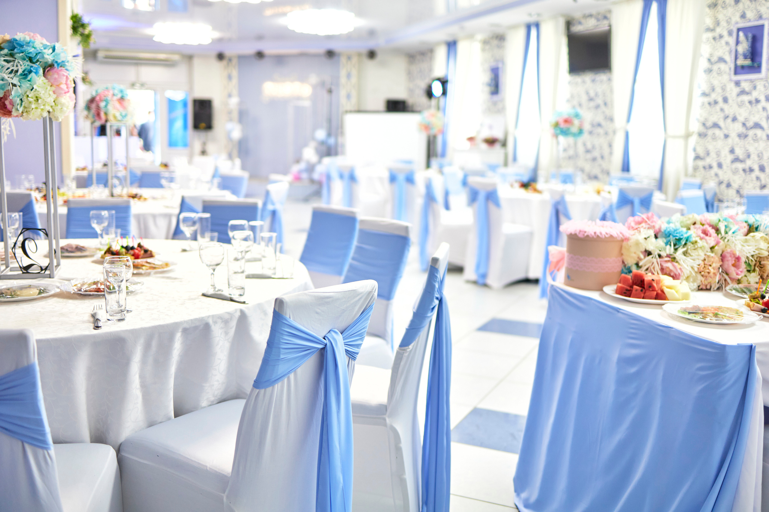 Кафе Гжель (голубой цвет). Фотограф Иван Кузьмин на любое Ваше мероприятие