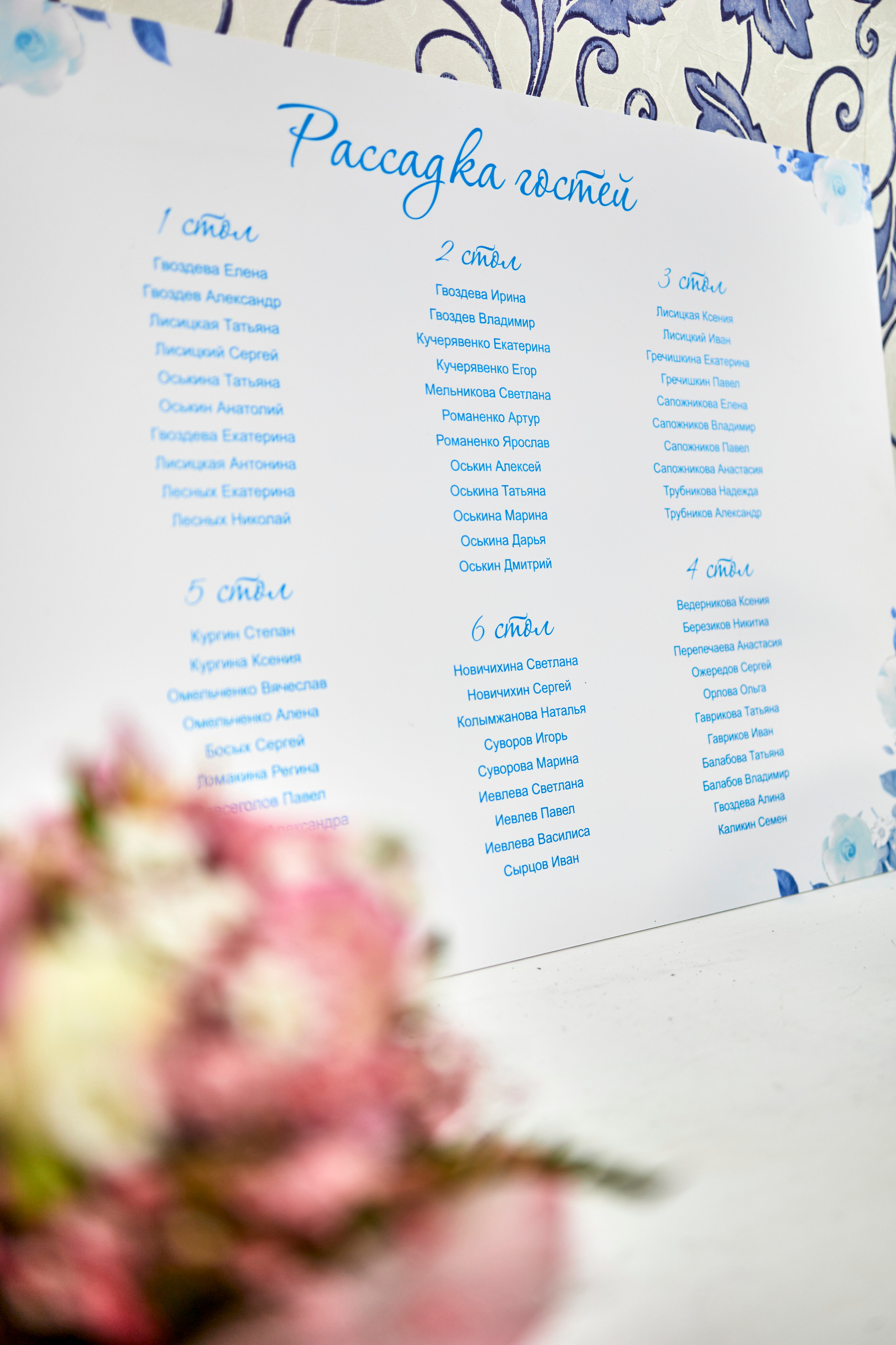 Кафе Гжель (голубой цвет). Фотограф Иван Кузьмин на любое Ваше мероприятие