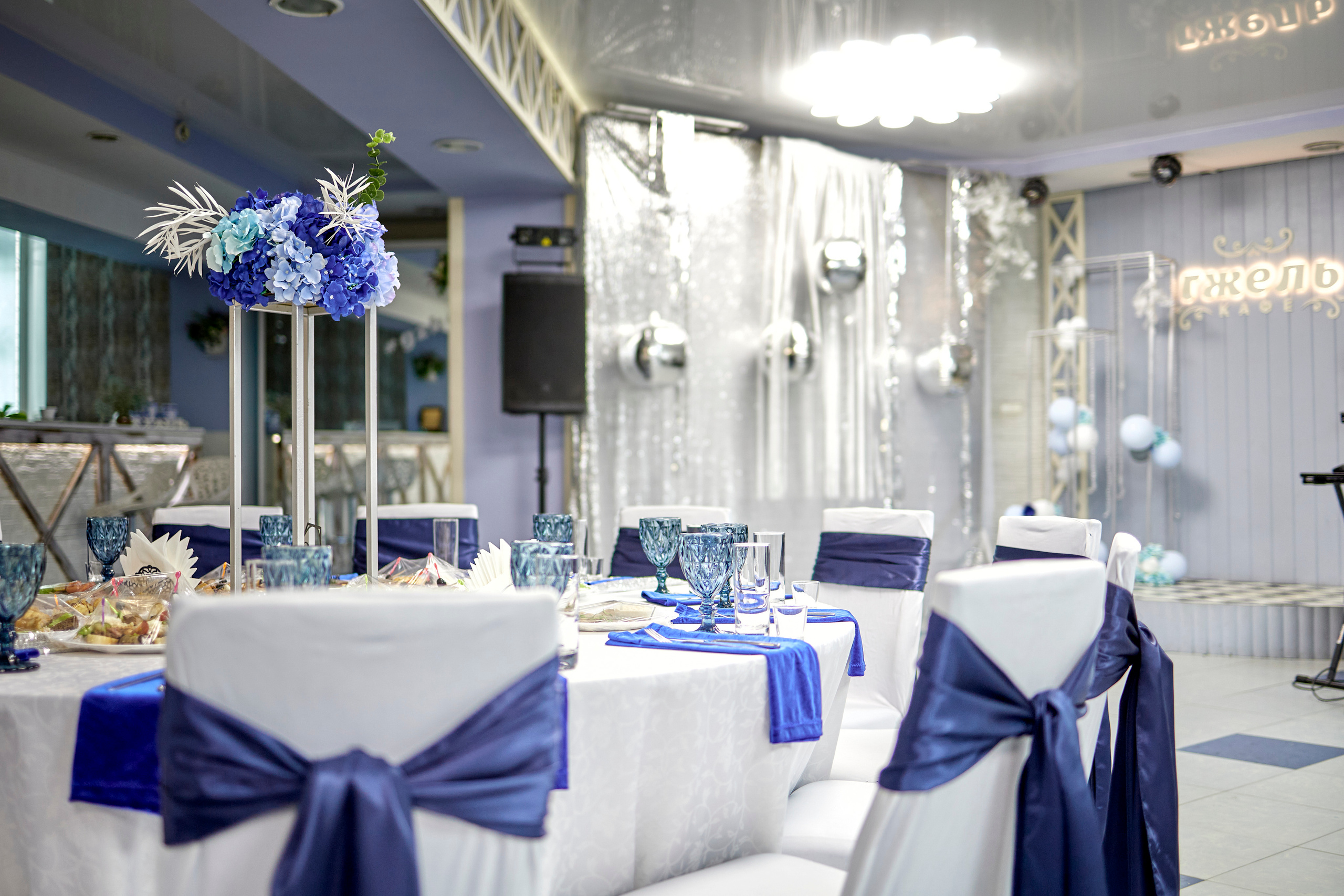 Кафе Гжель (синий цвет). Фотограф Иван Кузьмин на любое Ваше мероприятие