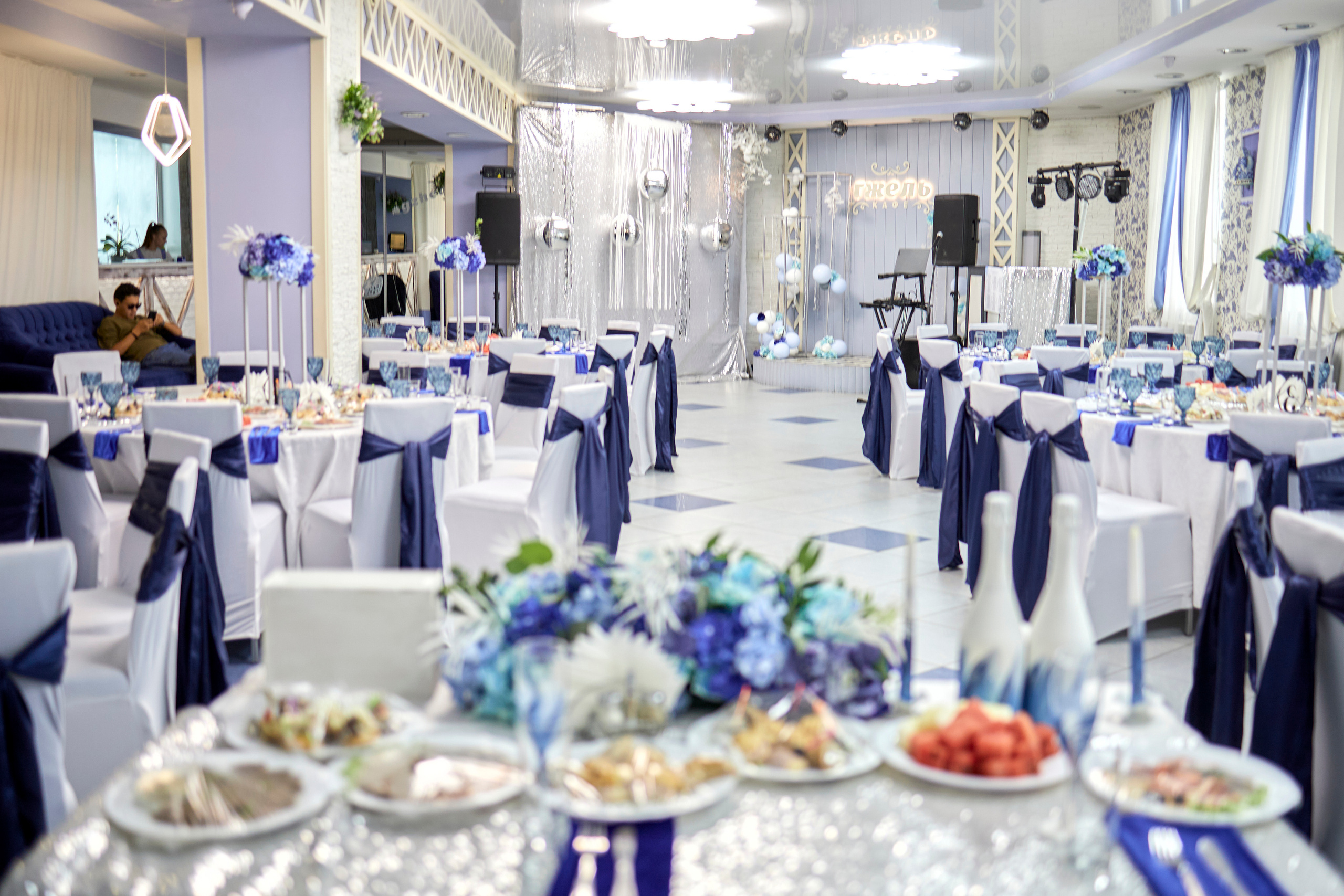 Кафе Гжель (синий цвет). Фотограф Иван Кузьмин на любое Ваше мероприятие